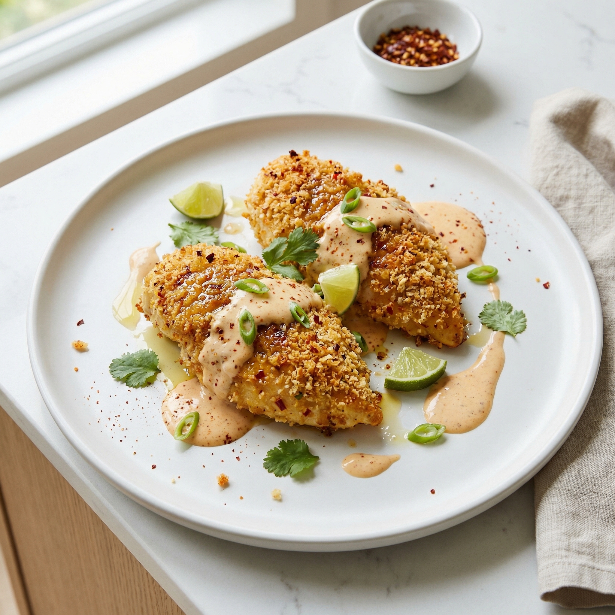 Spicy Baked Picnic Chicken