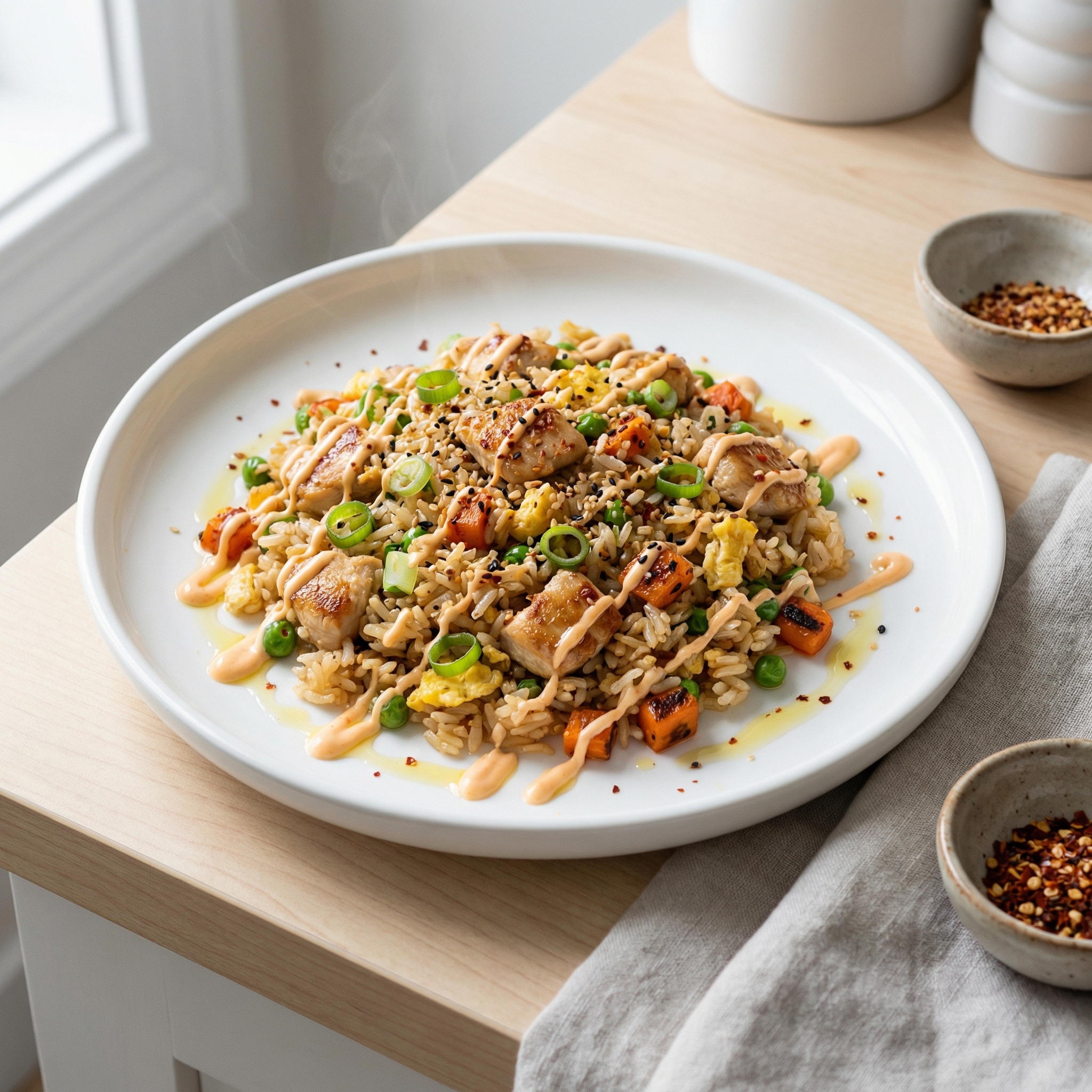 Bang Bang Chicken Fried Rice