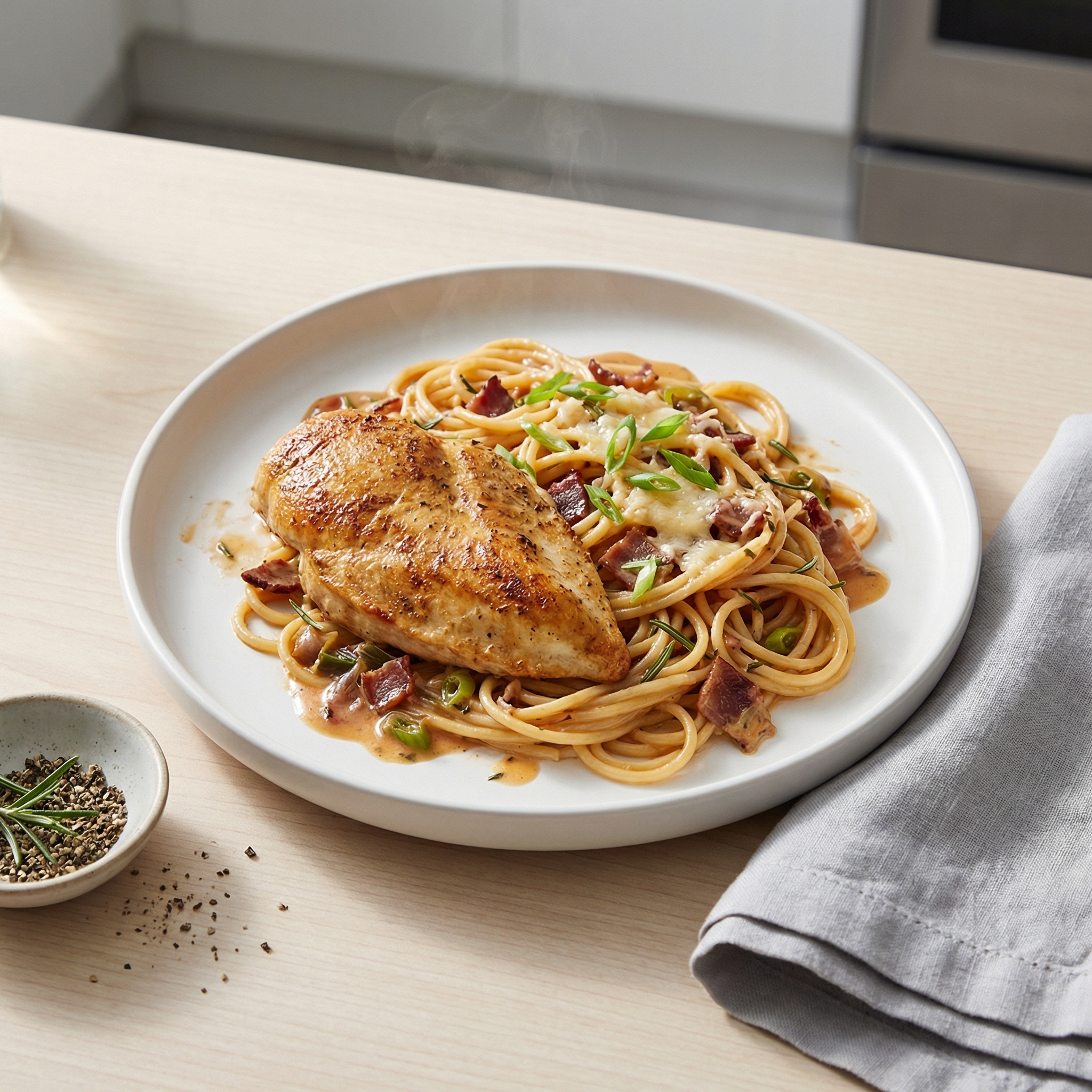 Fiery Chicken Marsala