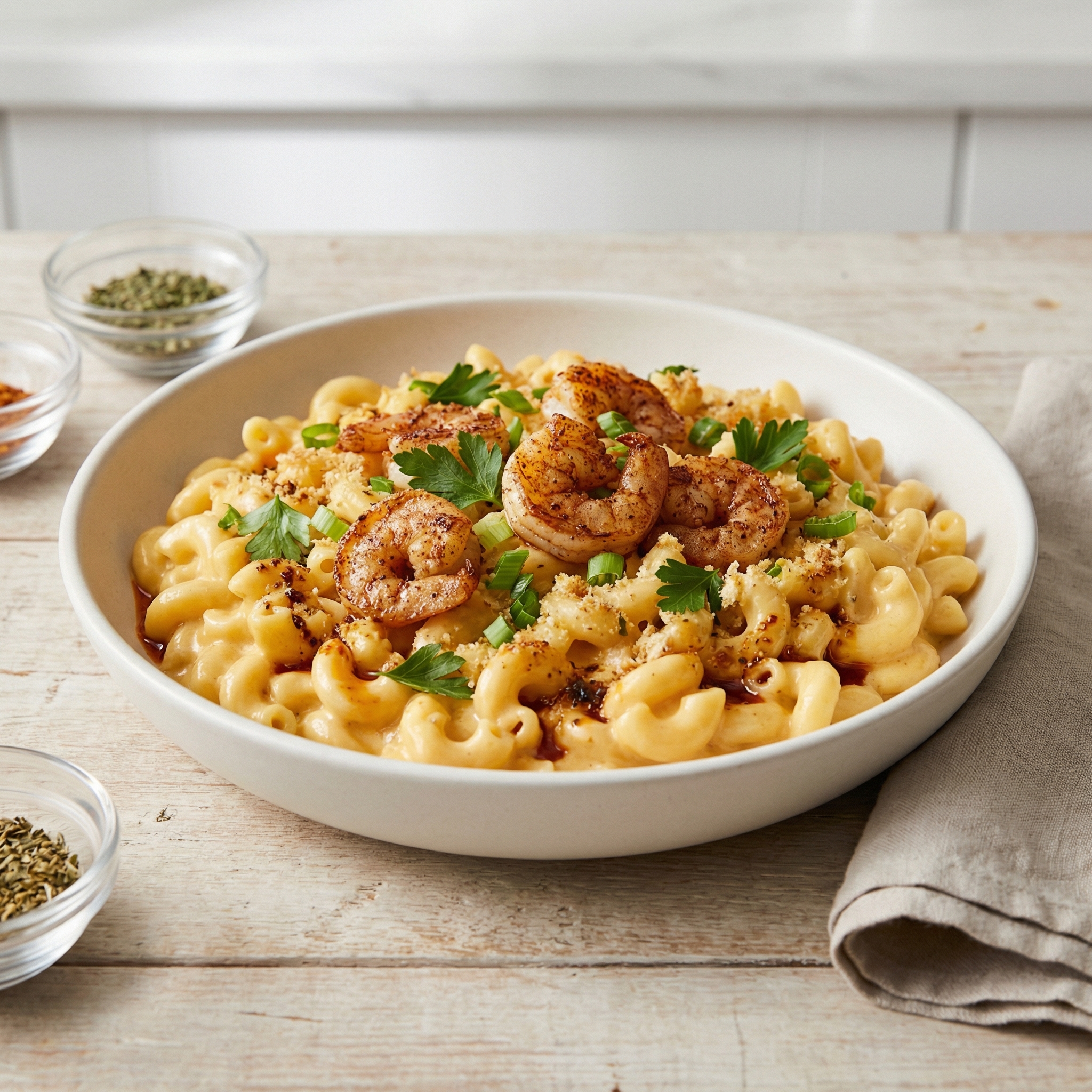 Creole Shrimp Mac and Cheese