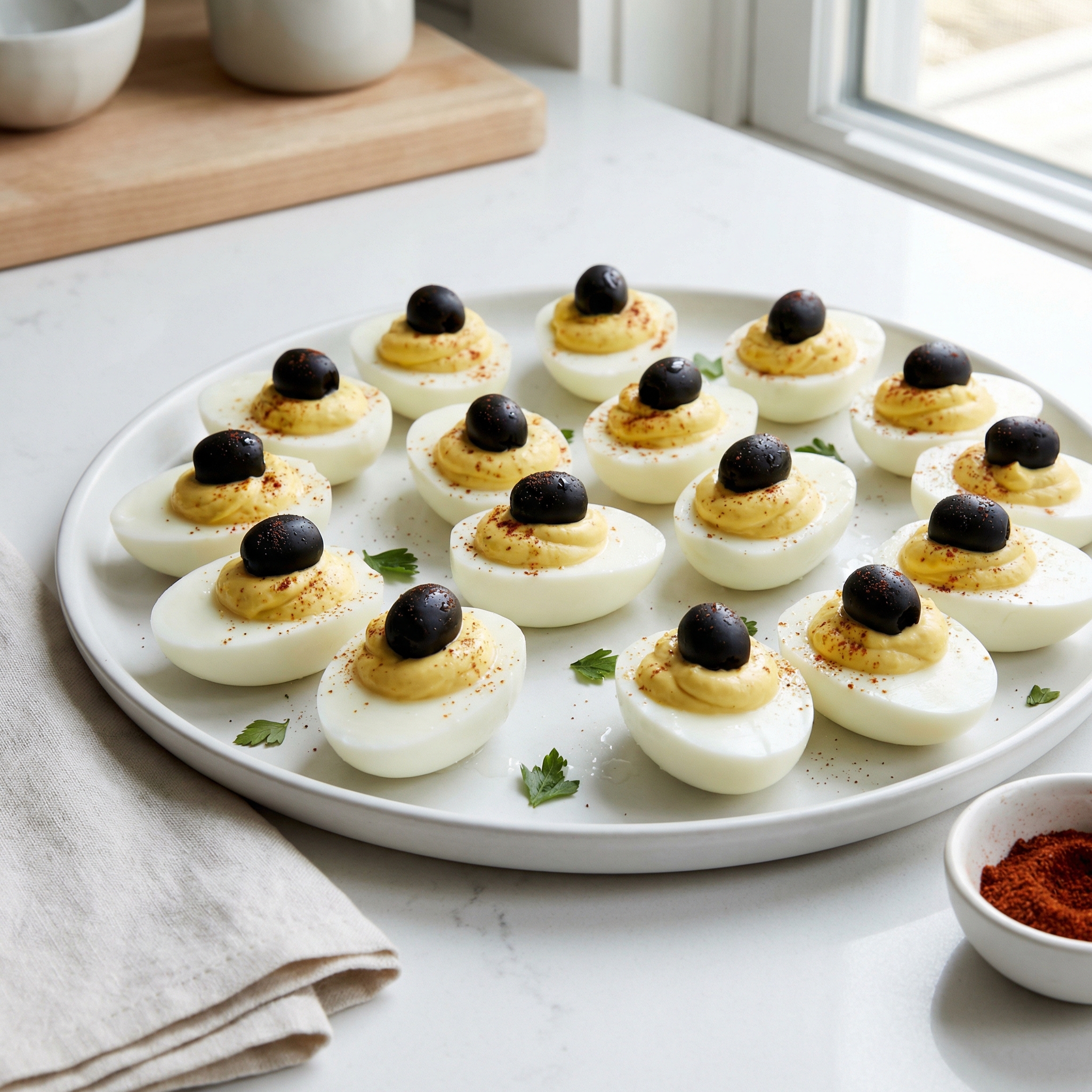 Fiery Deviled Eggs