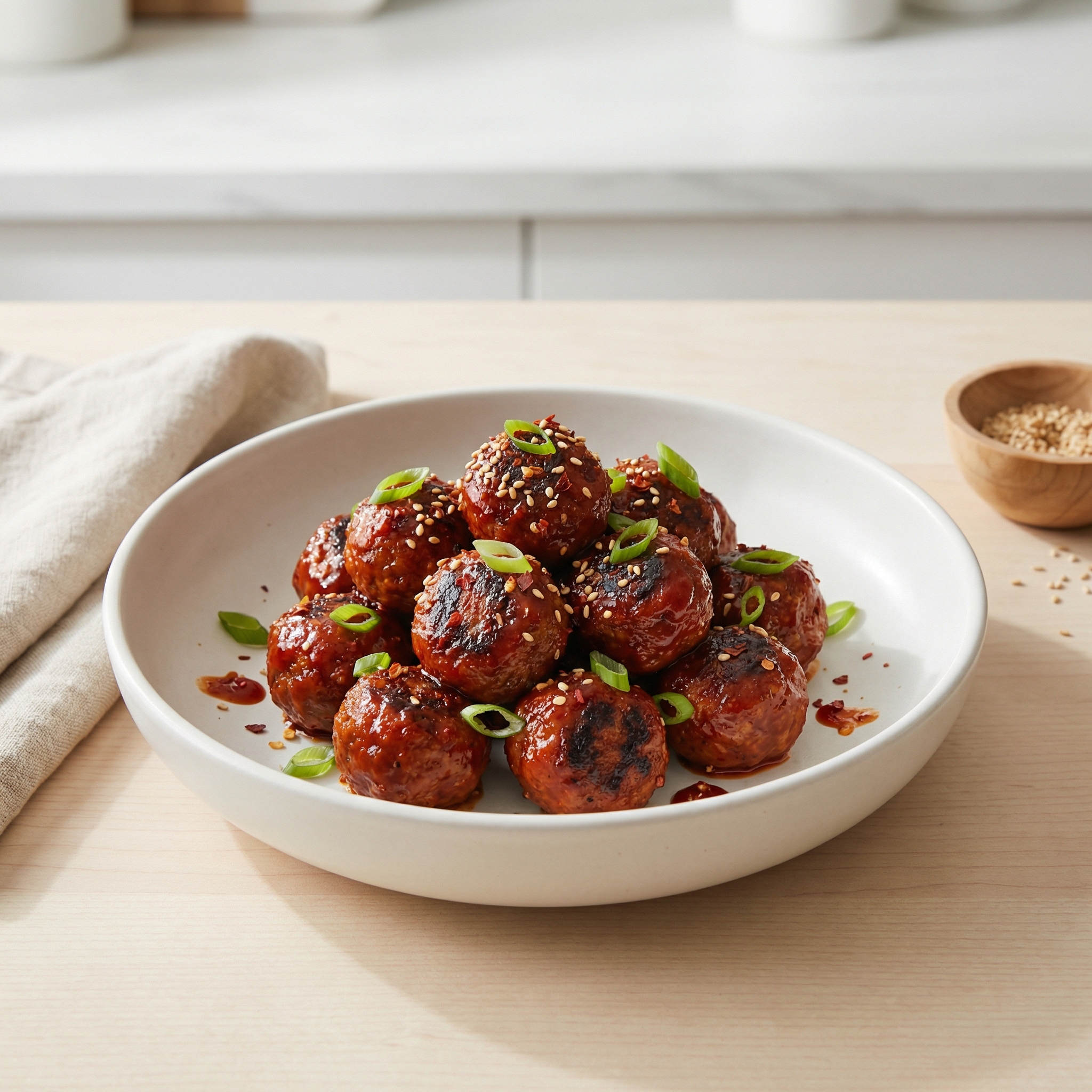 Red Devil Cocktail Meatballs