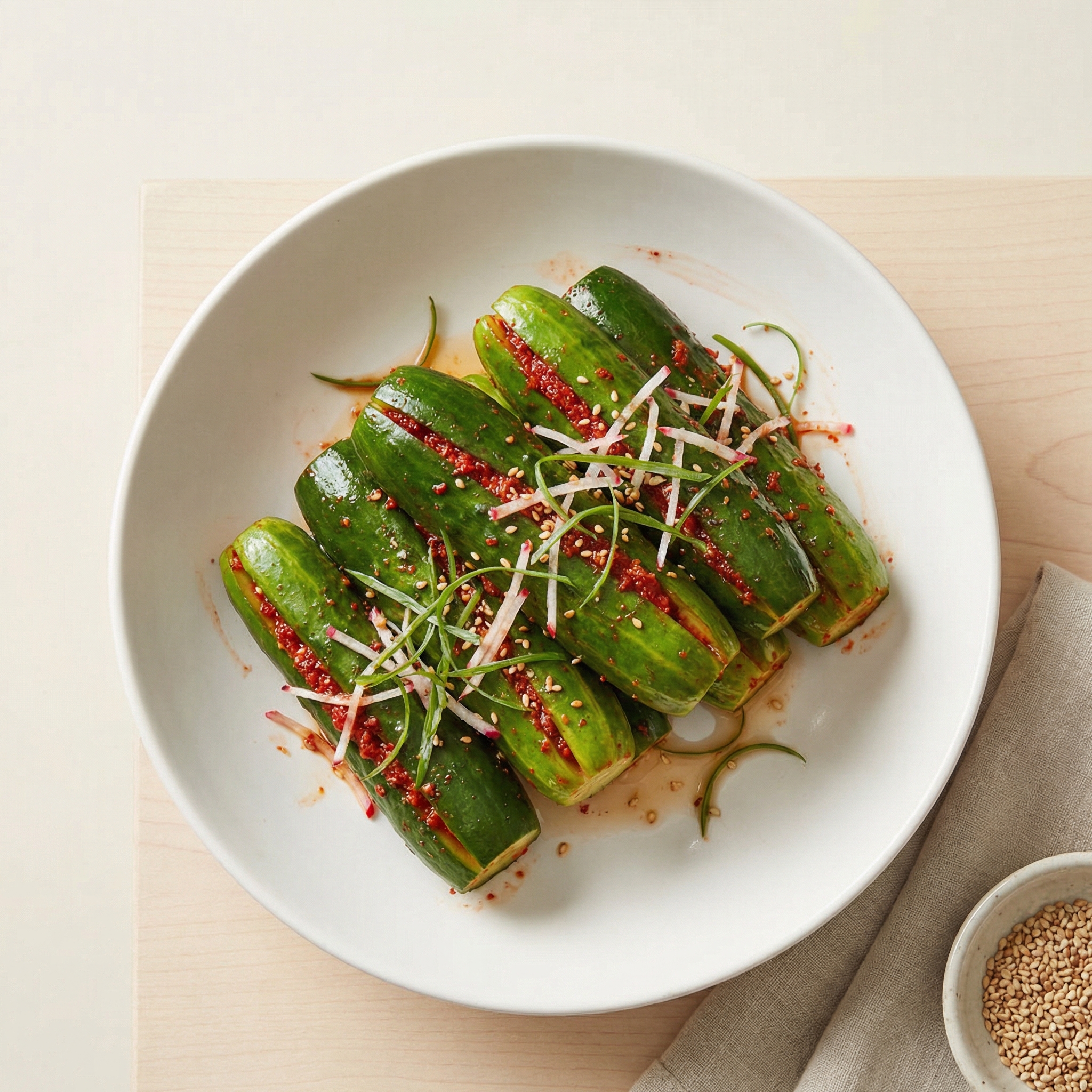 Oi Sobagi (Korean Cucumber Kimchi)