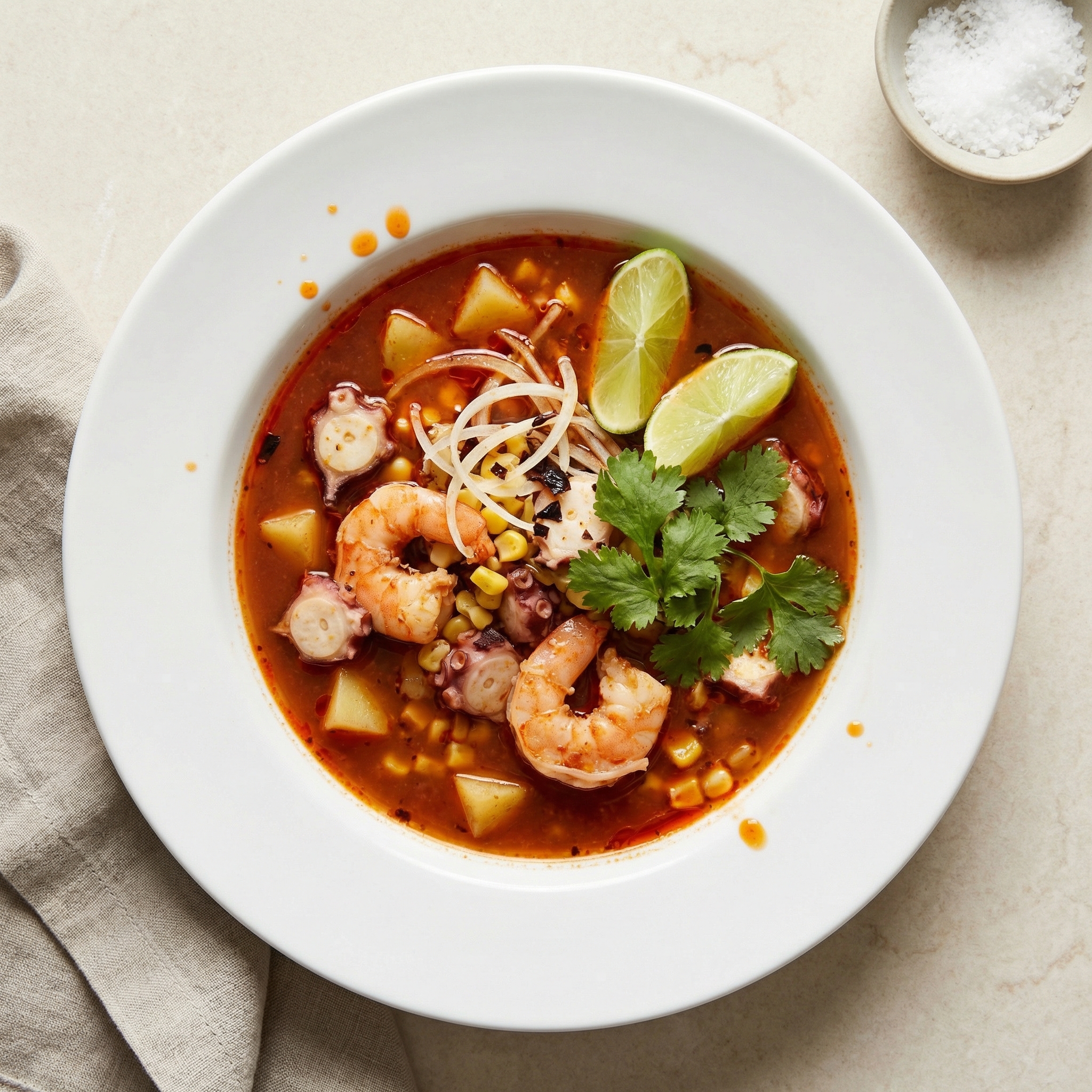 Shrimp and Octopus Soup (Caldo de Camaron y Pulpo)