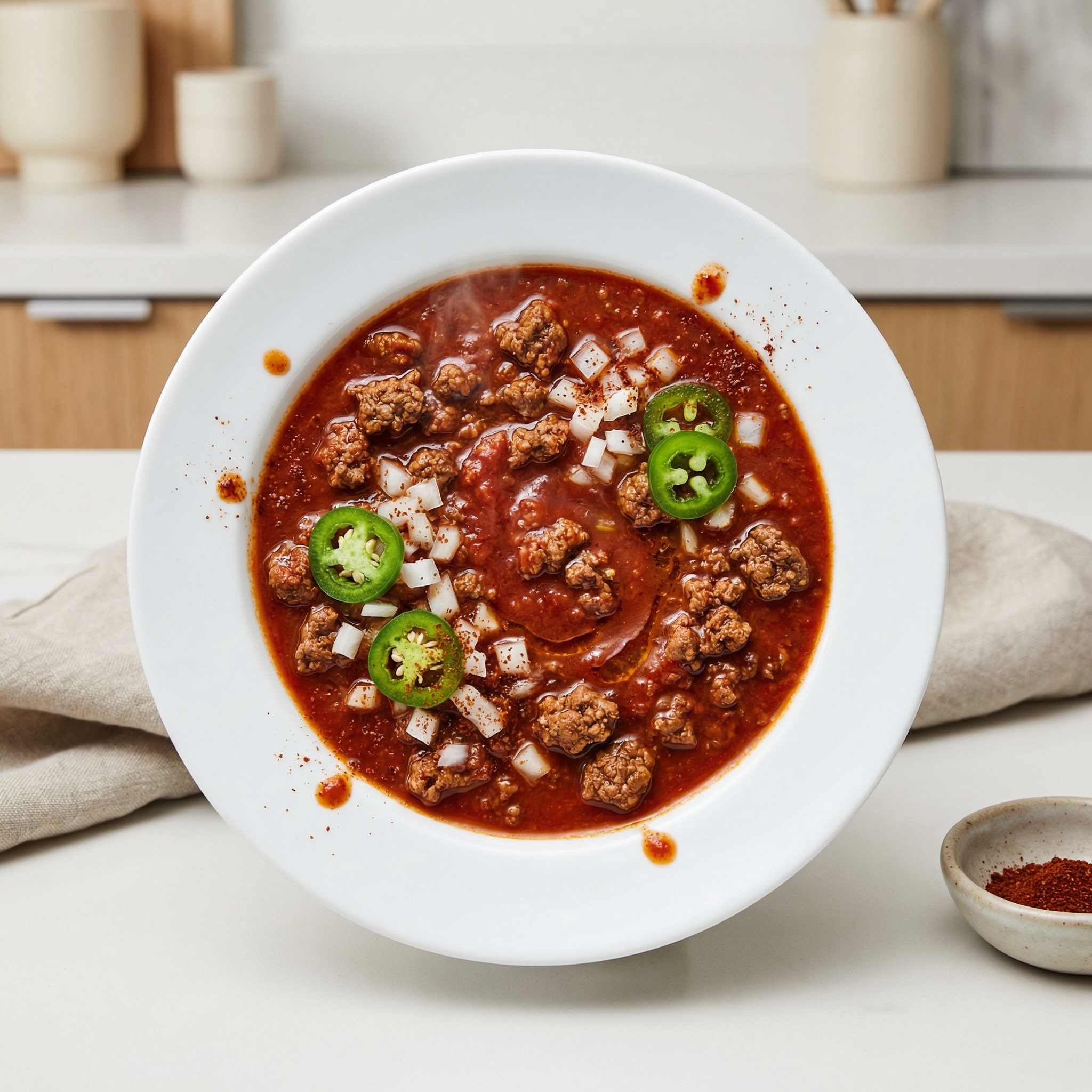 Spicy Slow-Cooked Beanless Chili