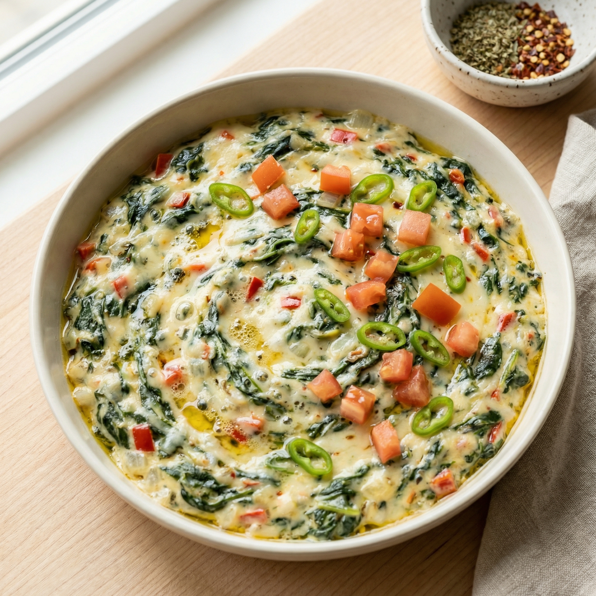 Alaskan Spicy Spinach Dip