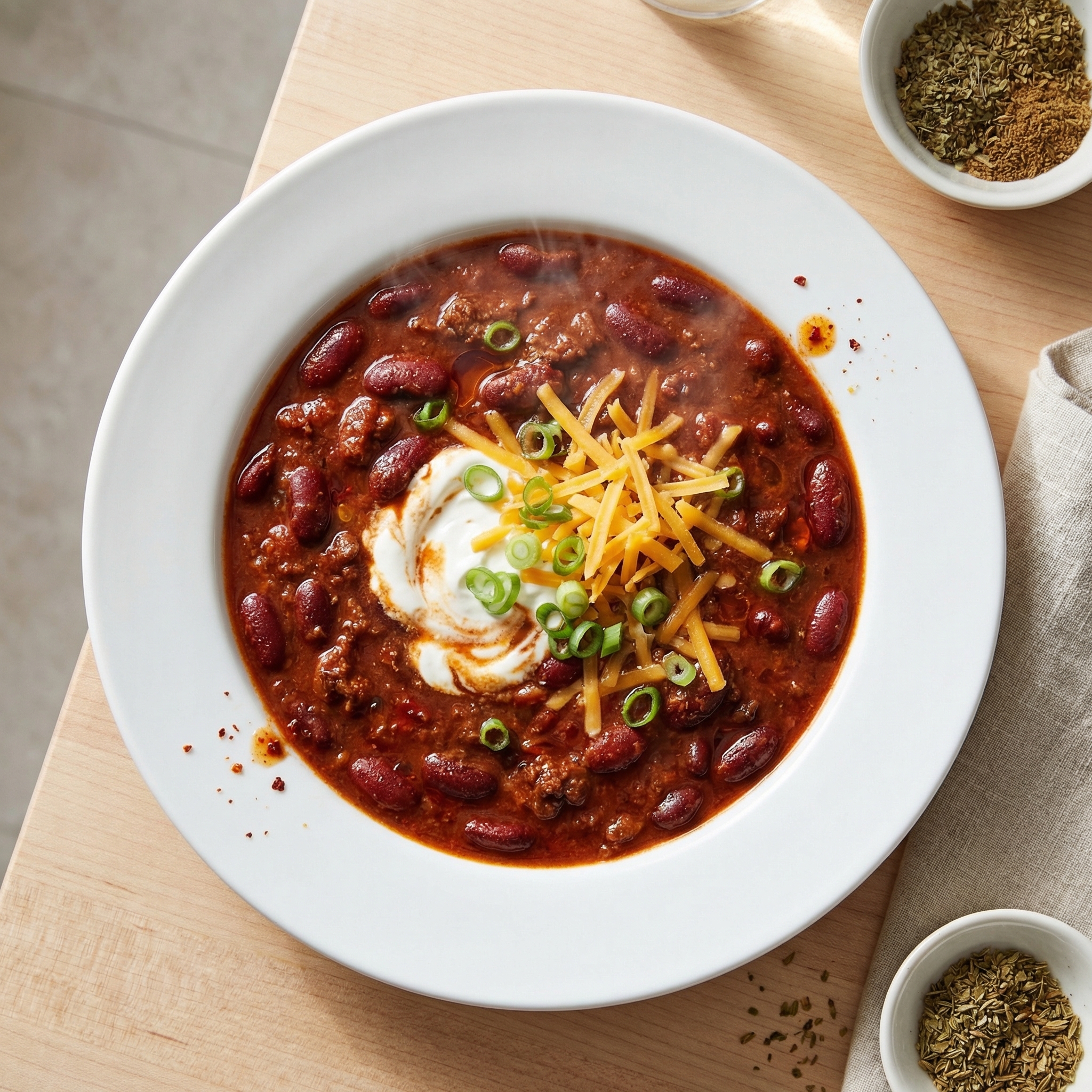 Fiery Beef and Bean Chili
