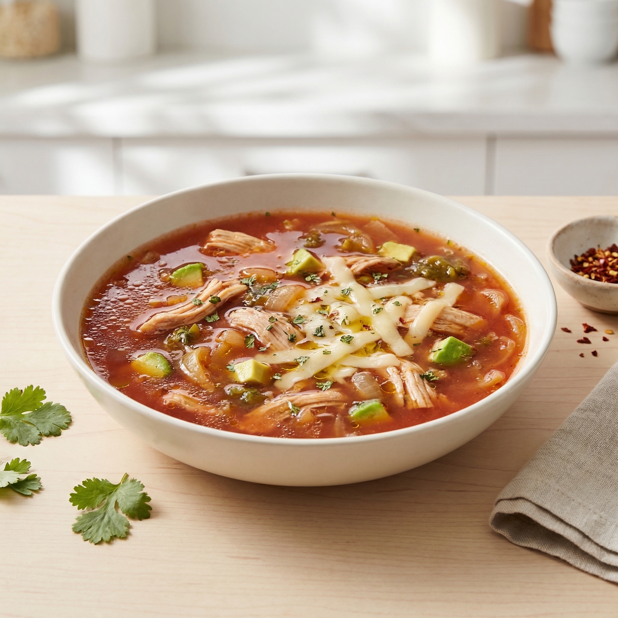 Southwestern-Style Turkey Tomato Soup