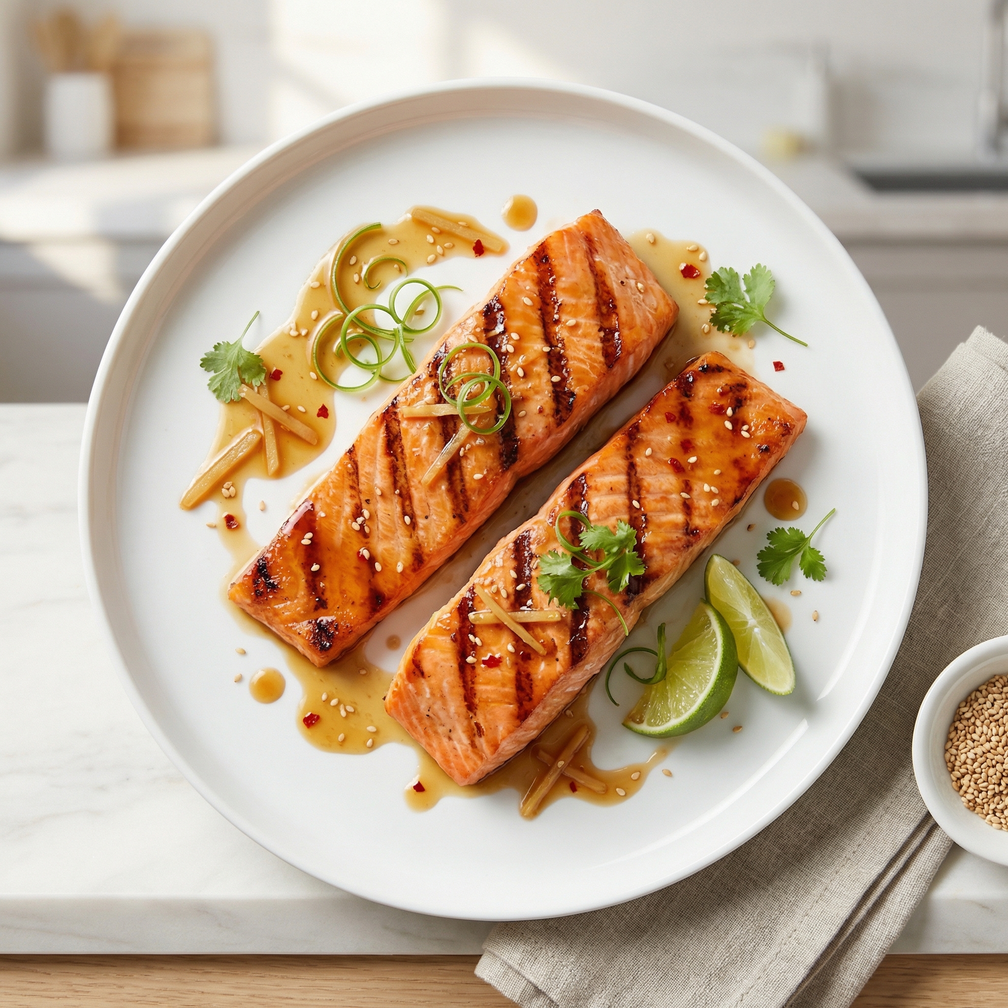 Firecracker Grilled Alaska Salmon