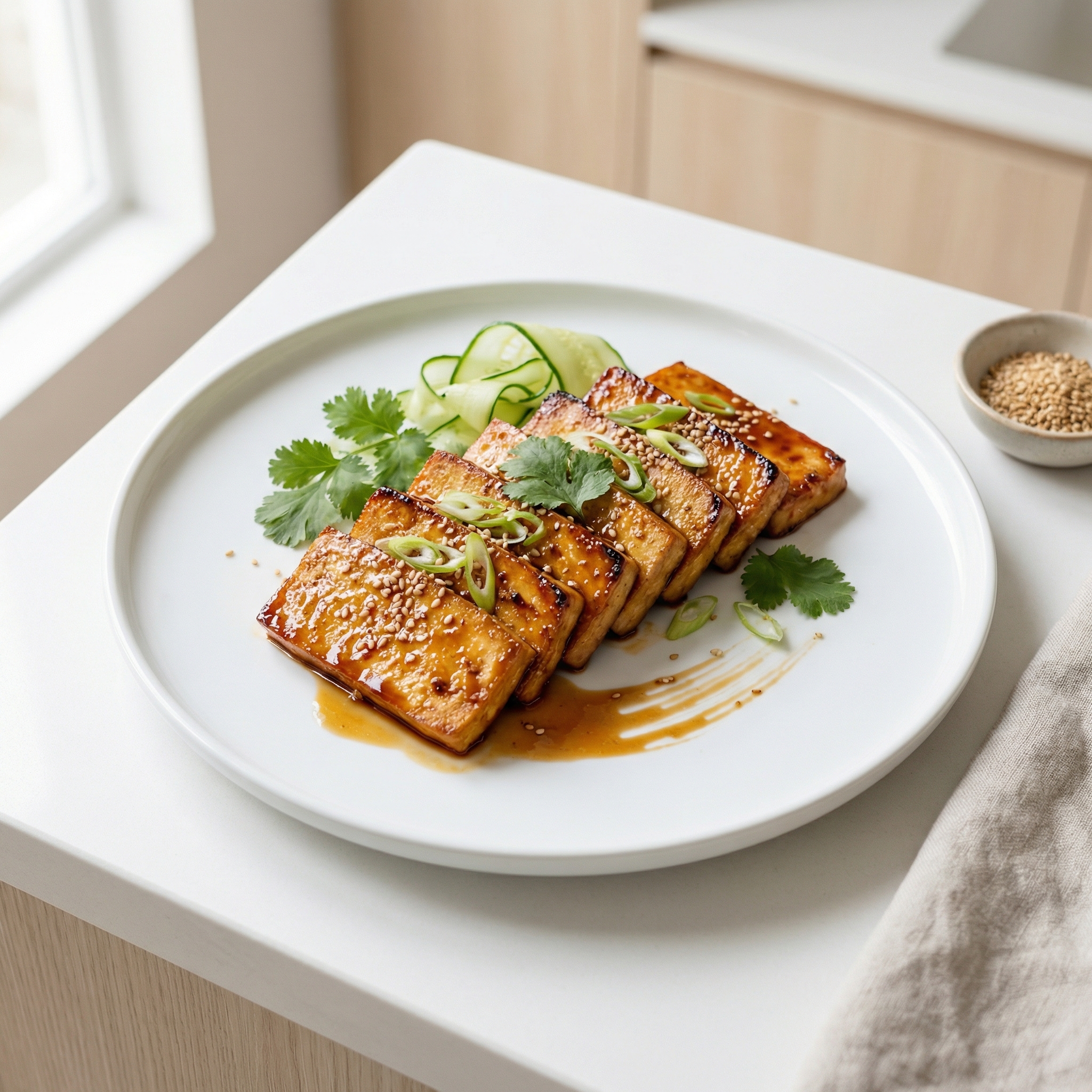 Baked Tofu Slices
