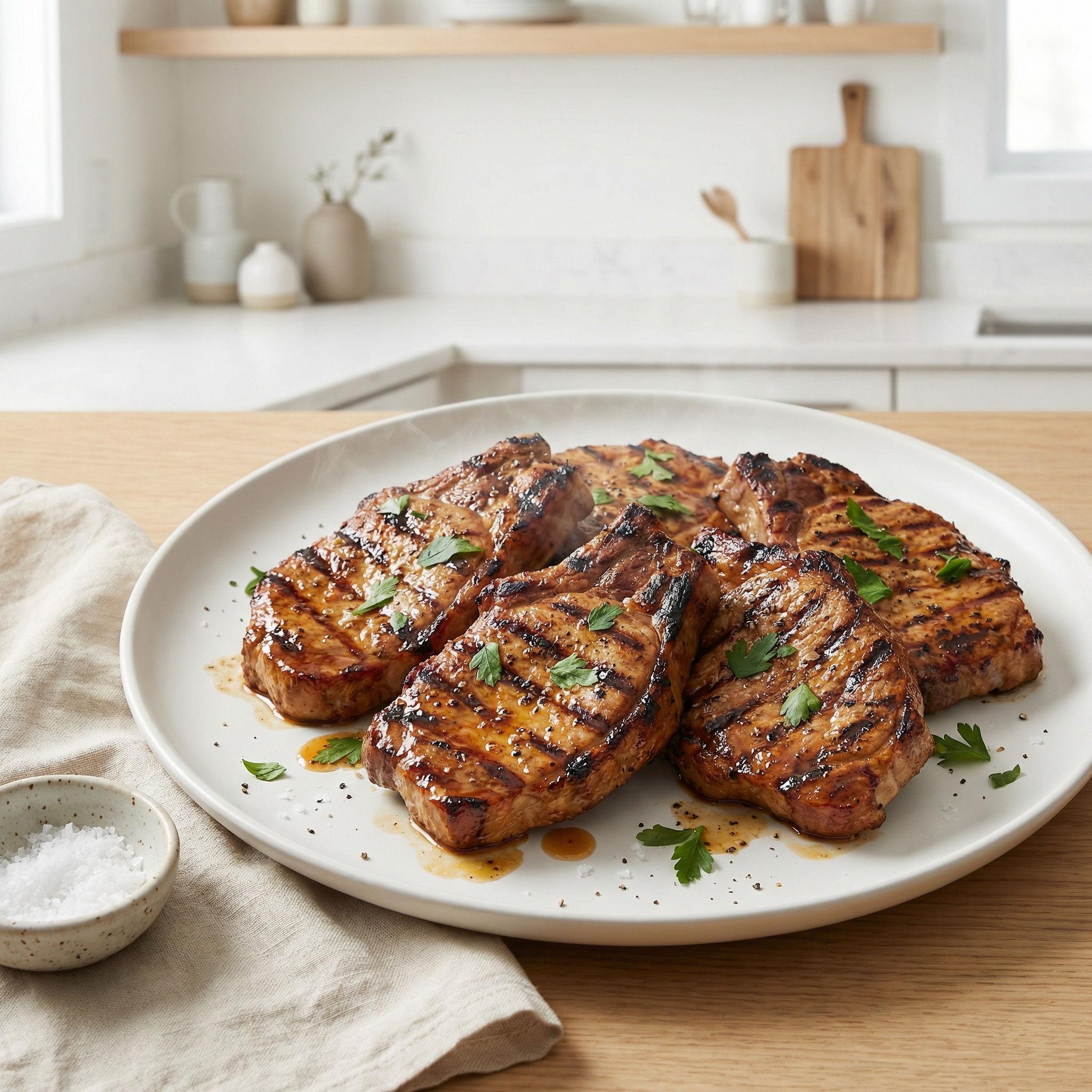 St. Louis–Style Grilled Pork Steaks