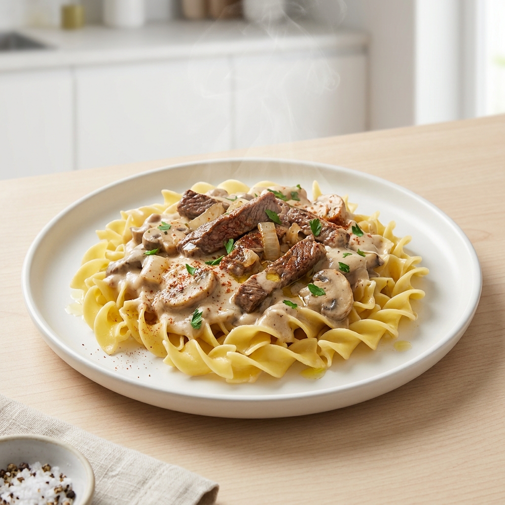 Steak Beef Stroganoff