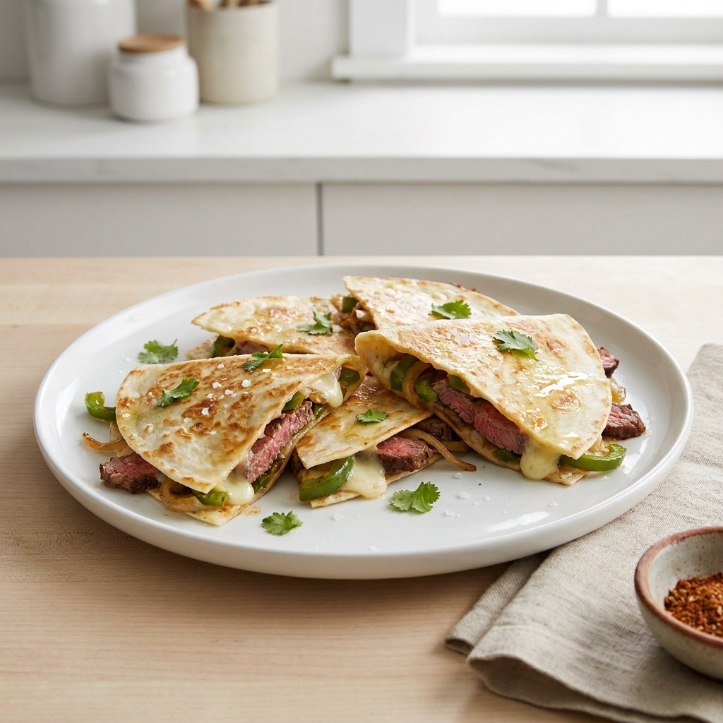 Steak Fajita Quesadilla Melt