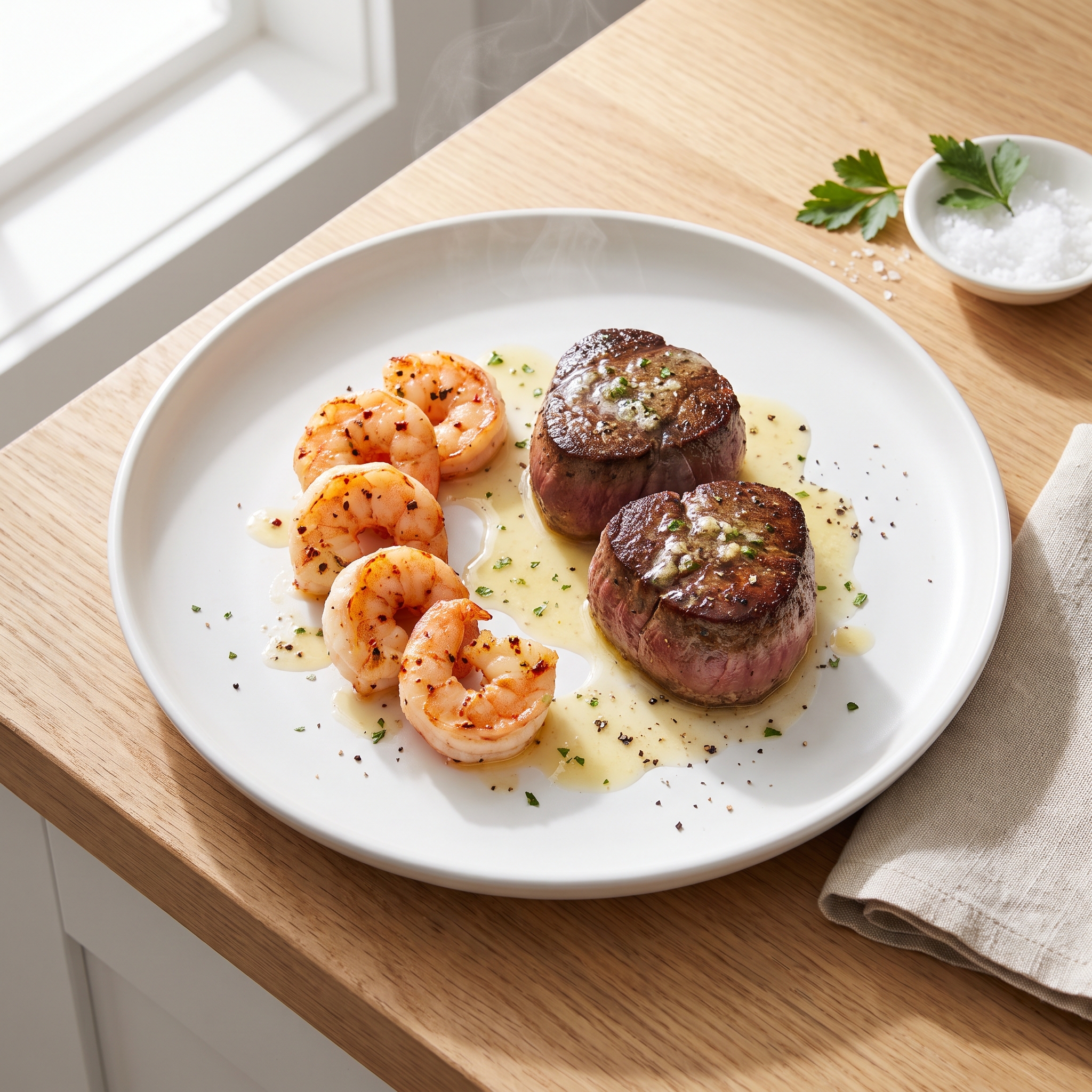 Steak and Shrimp Duo