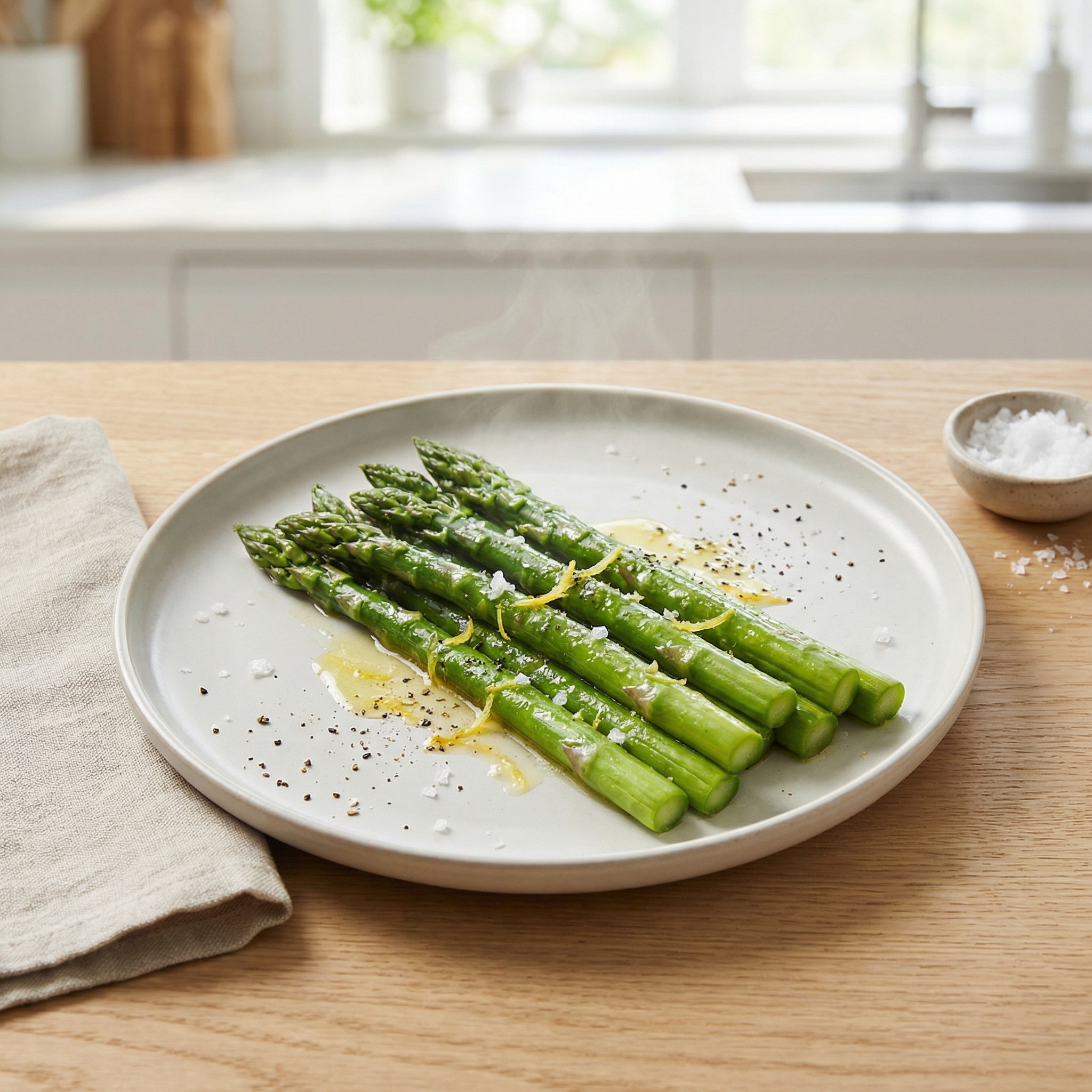 Simply Steamed Asparagus