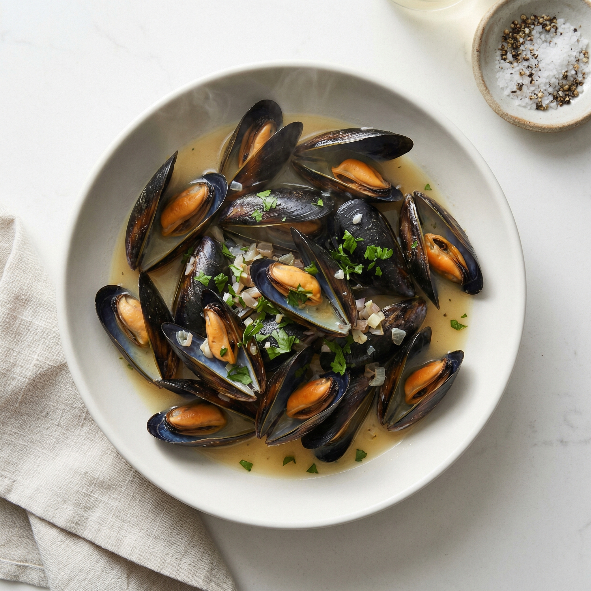Steamed Mussels II