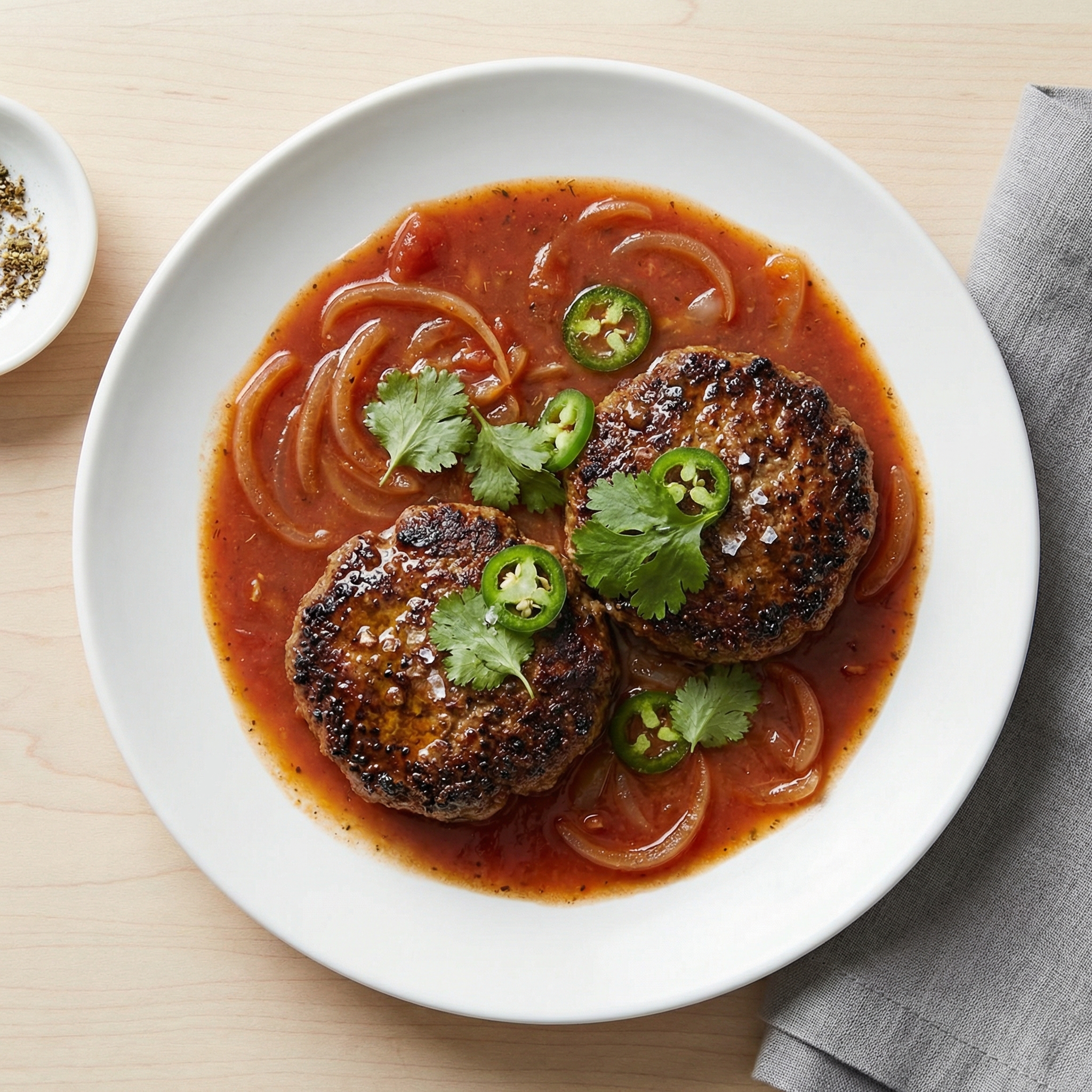Sarah's Simmered Taco-Style Burgers