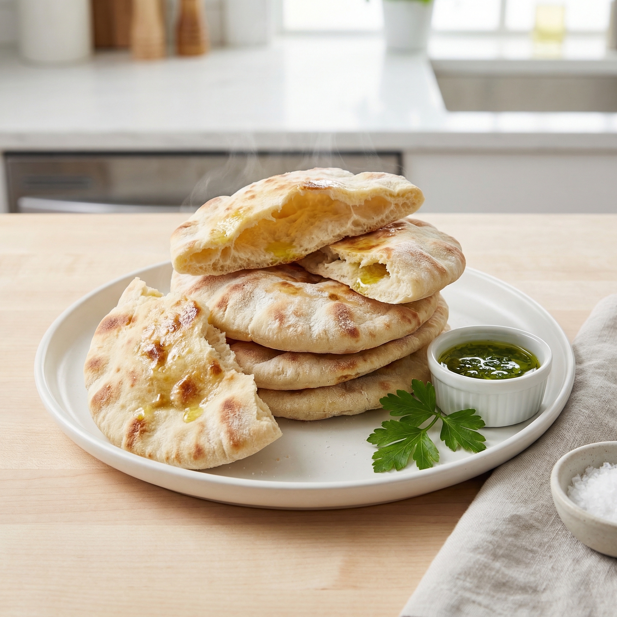 From-Scratch Pita Flatbreads