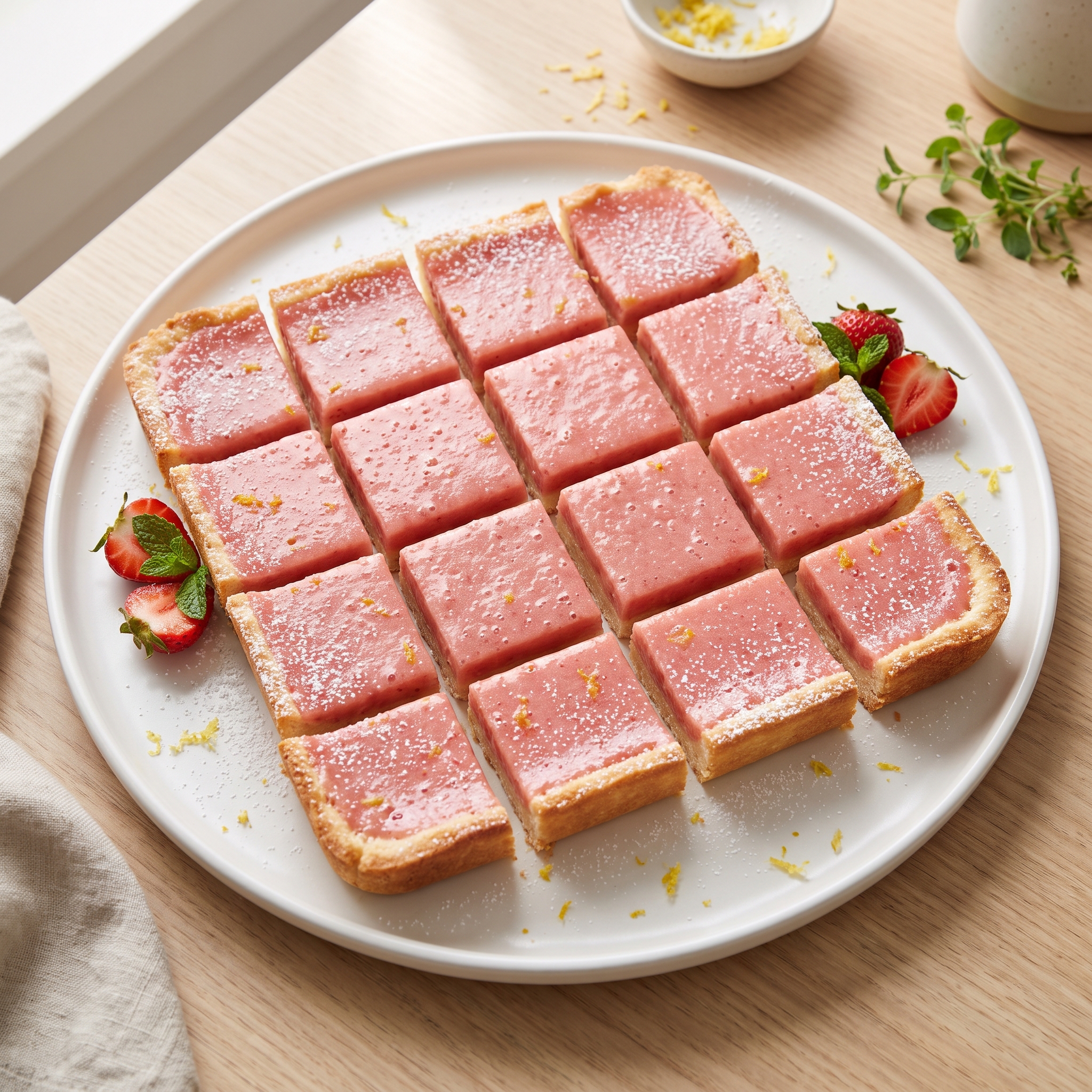 Strawberry Lemon Bars