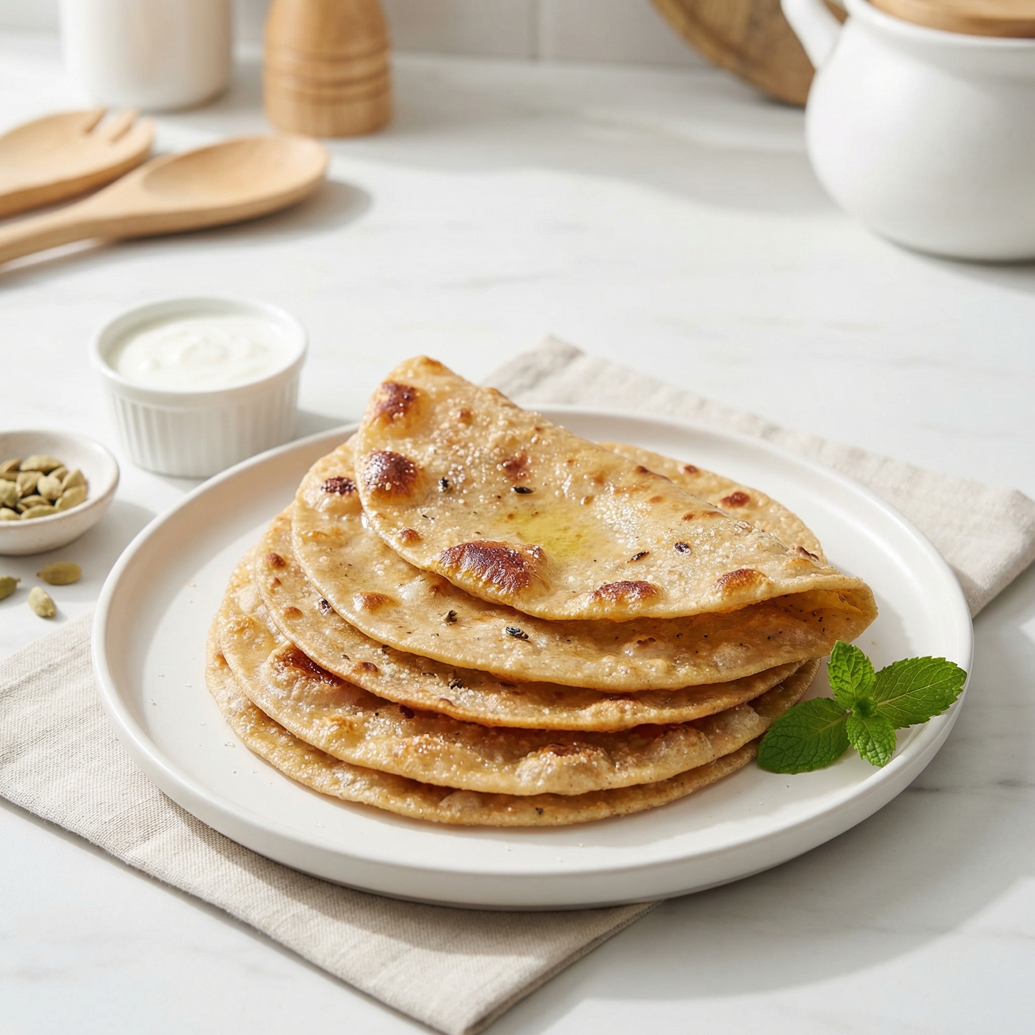 Indian-Style Sweet Flatbread