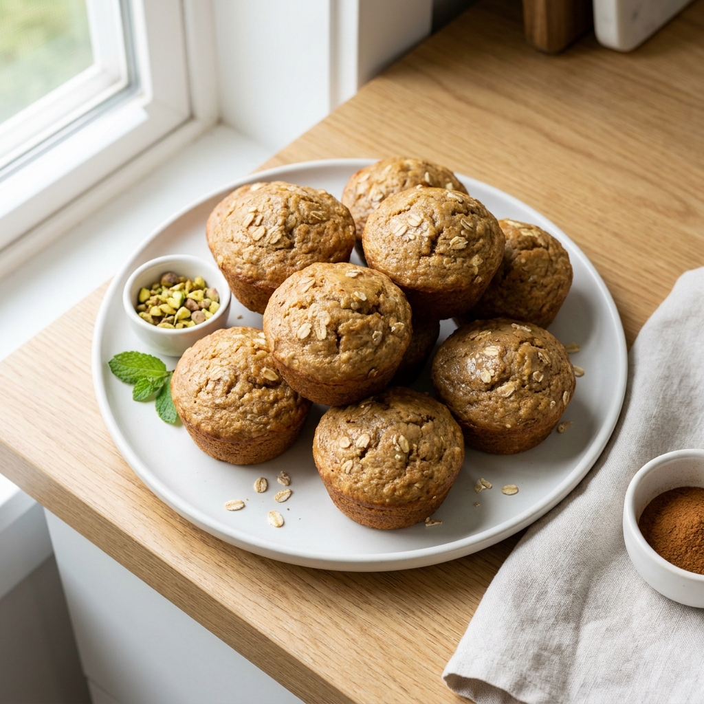 Sunrise Banana Oat Muffins