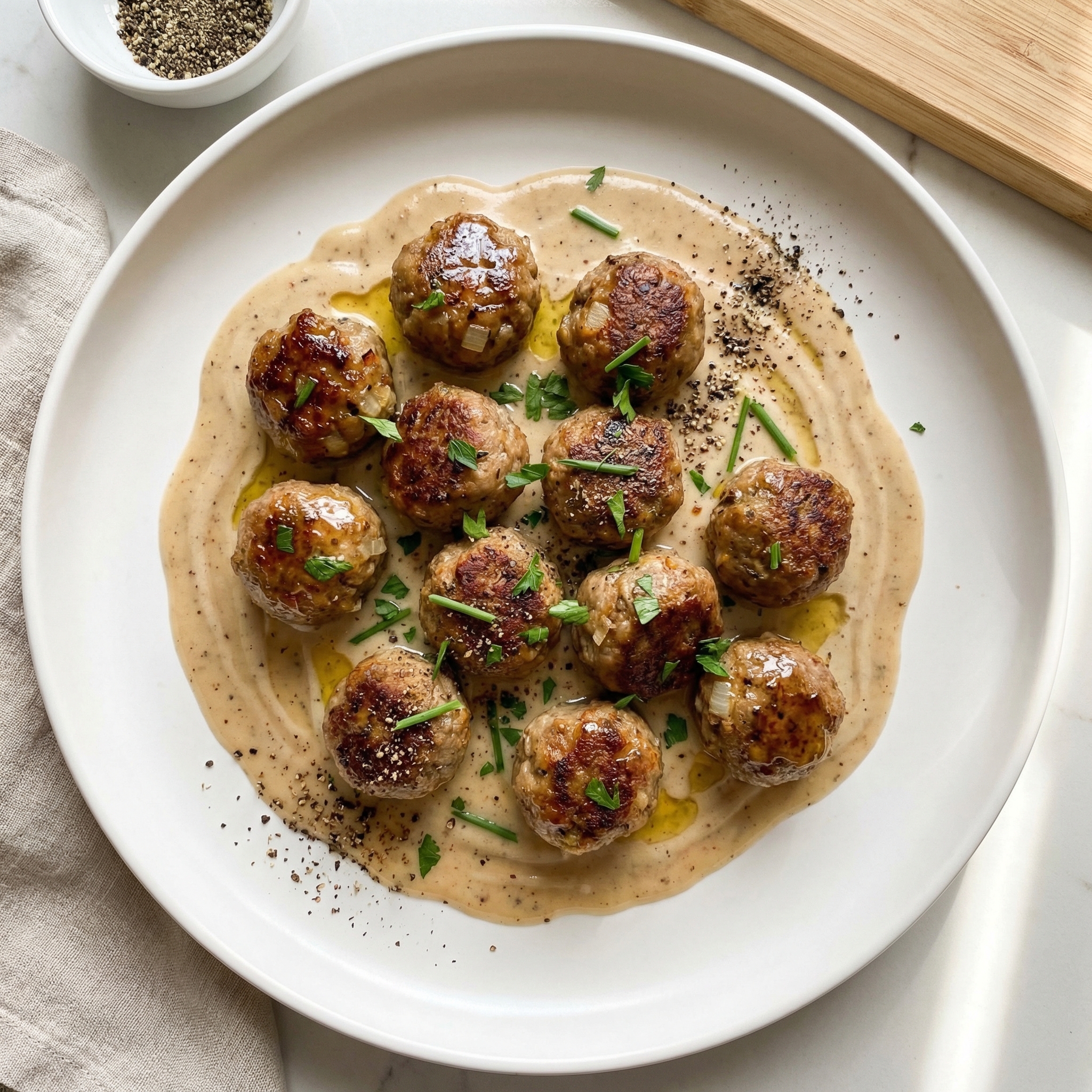 Jean's Swedish-Style Meatless Meatballs