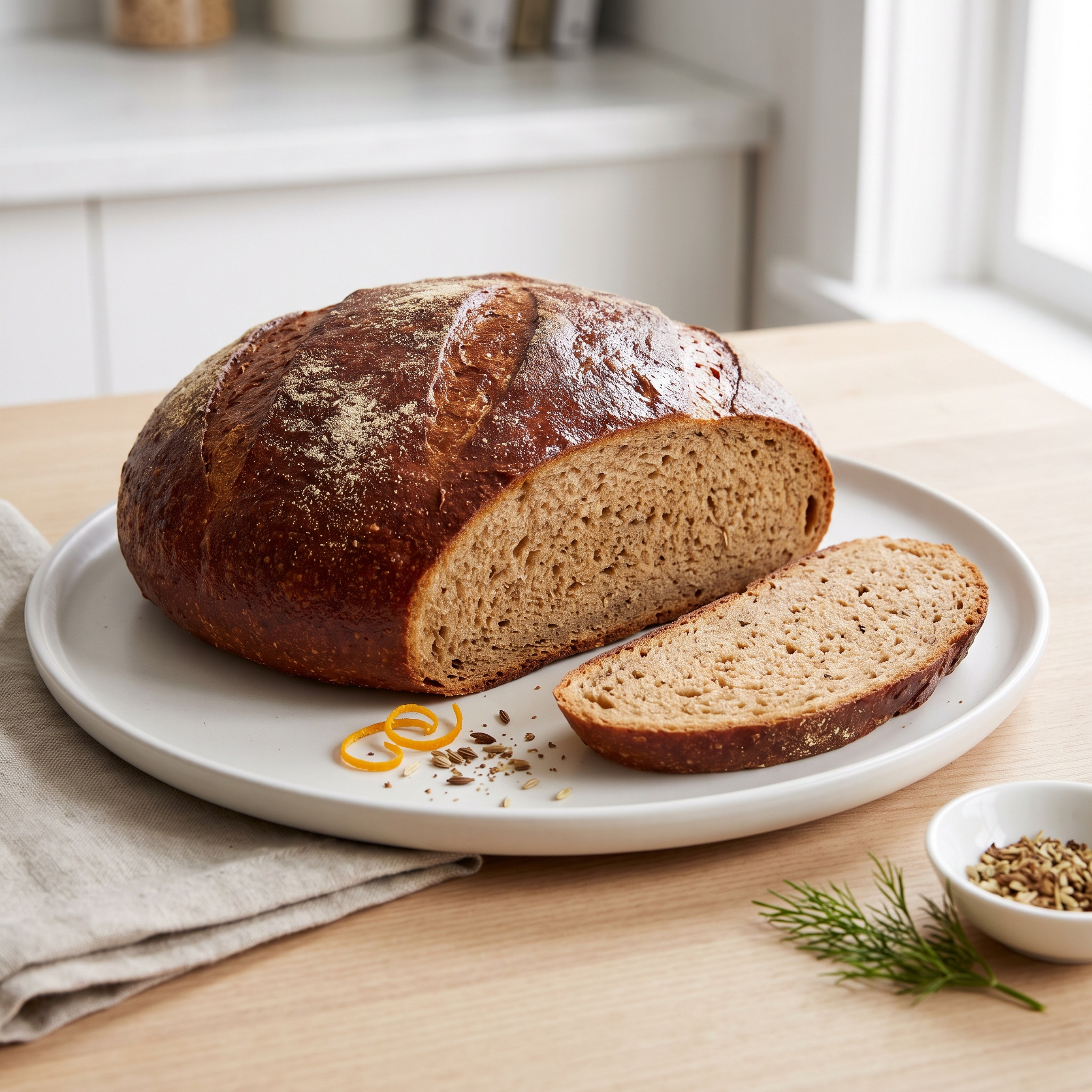 Swedish Limpa Orange-Spiced Rye Loaf