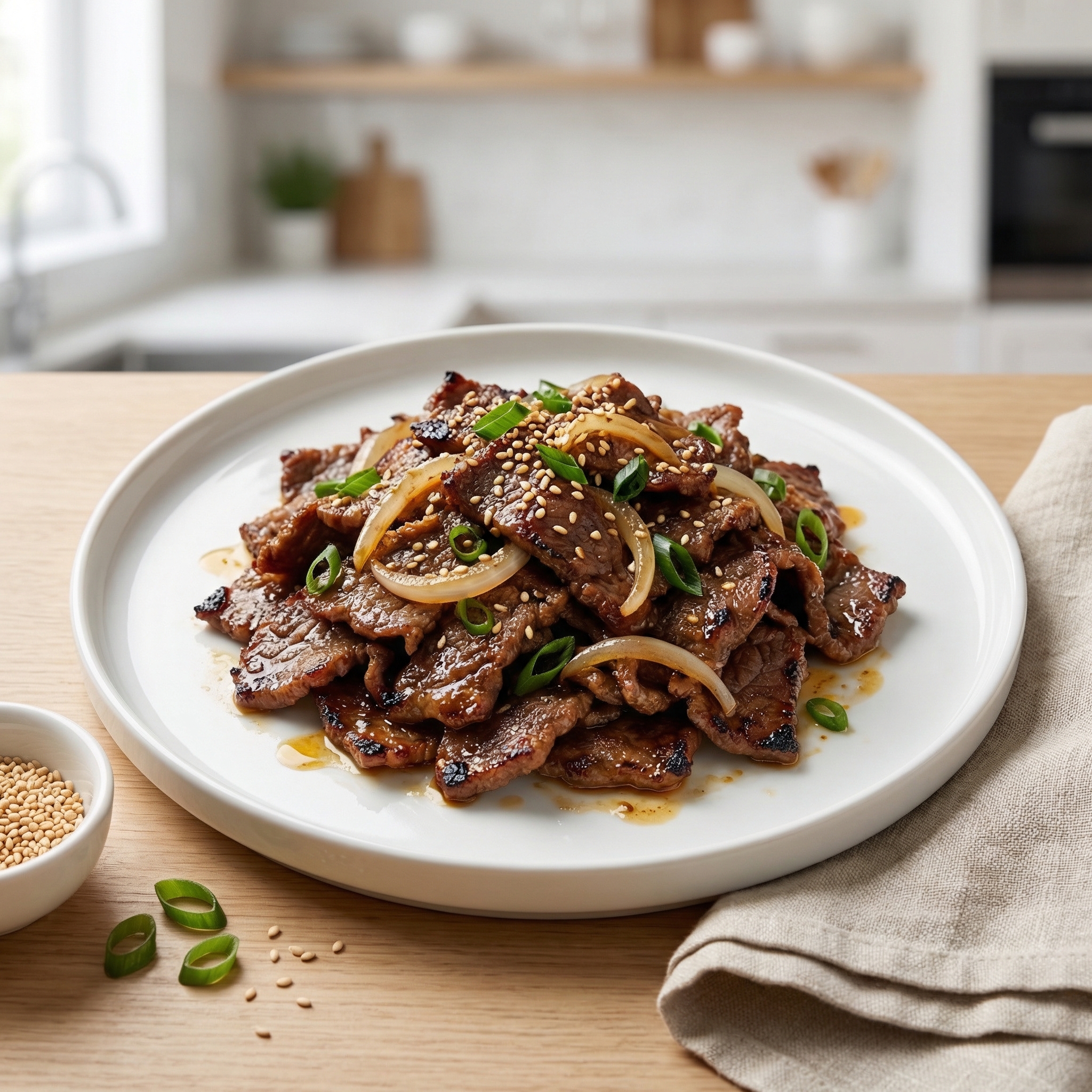 Quick Korean Bulgogi BBQ Beef