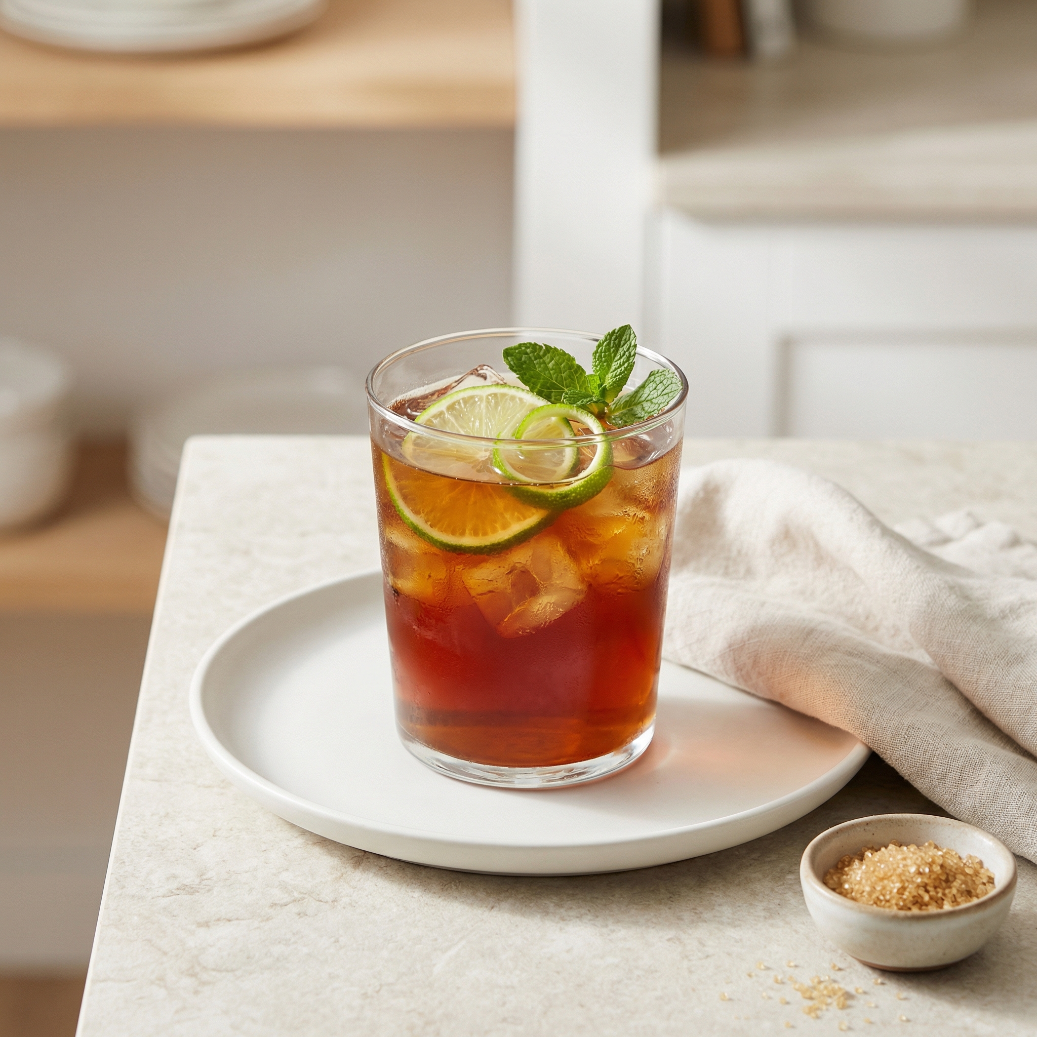 Sweet Lime Iced Tea