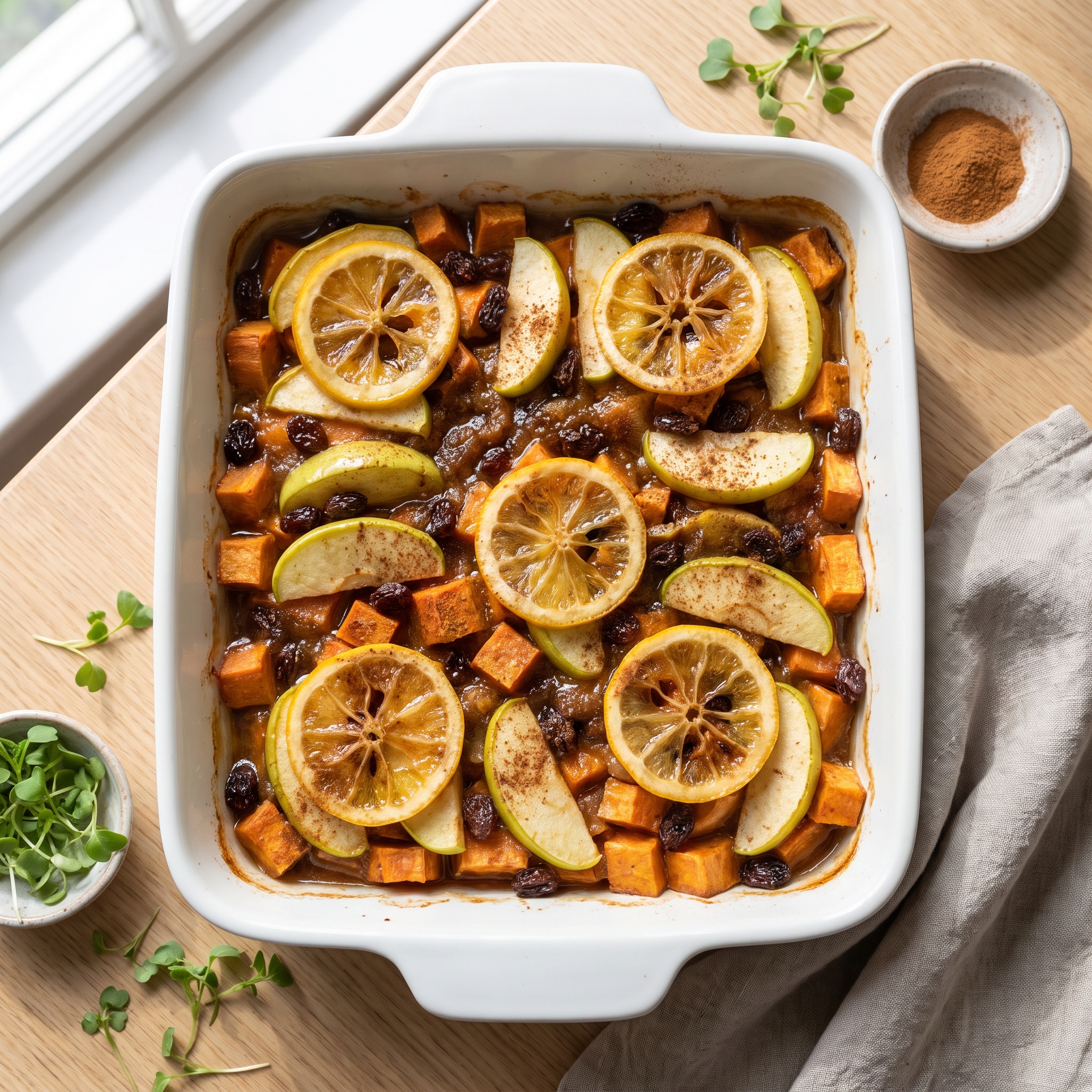 Sweet Potato and Apple Bake