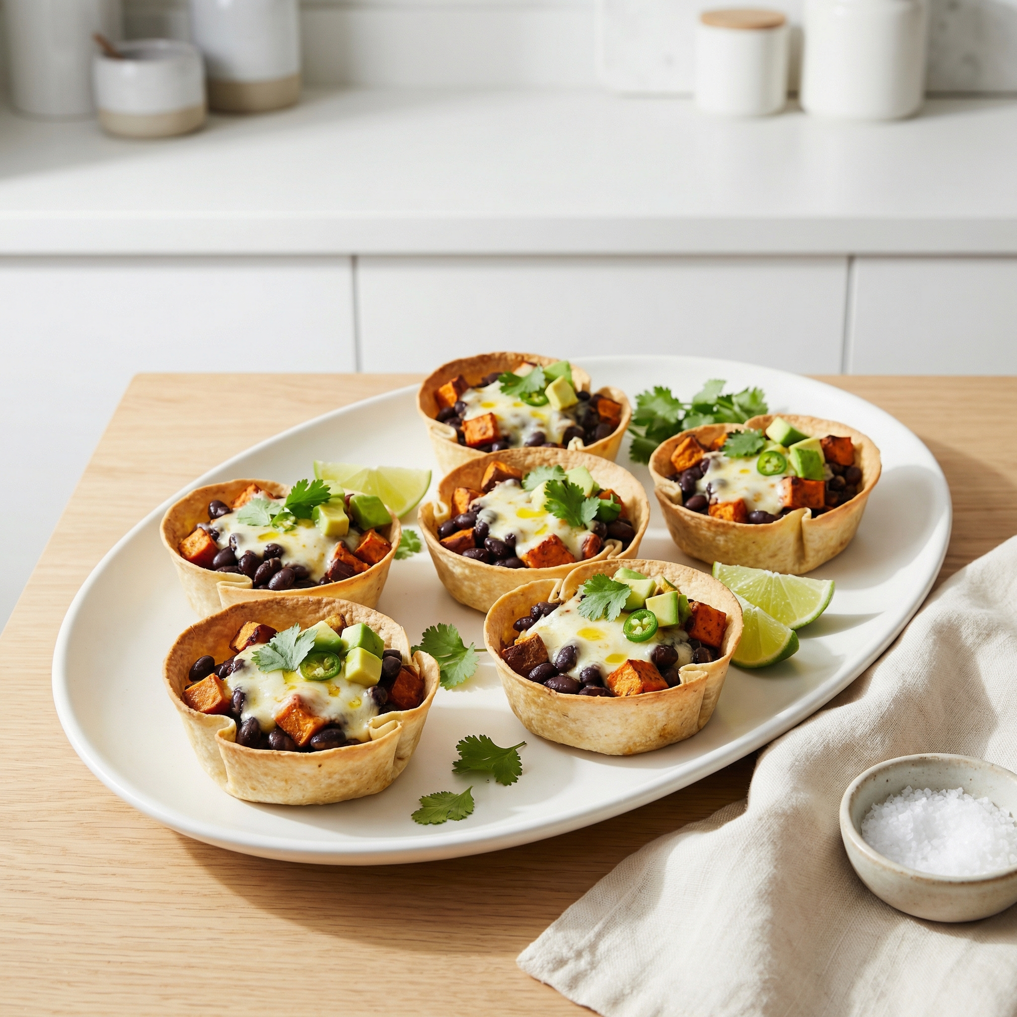 Black Bean & Sweet Potato Taco Bites