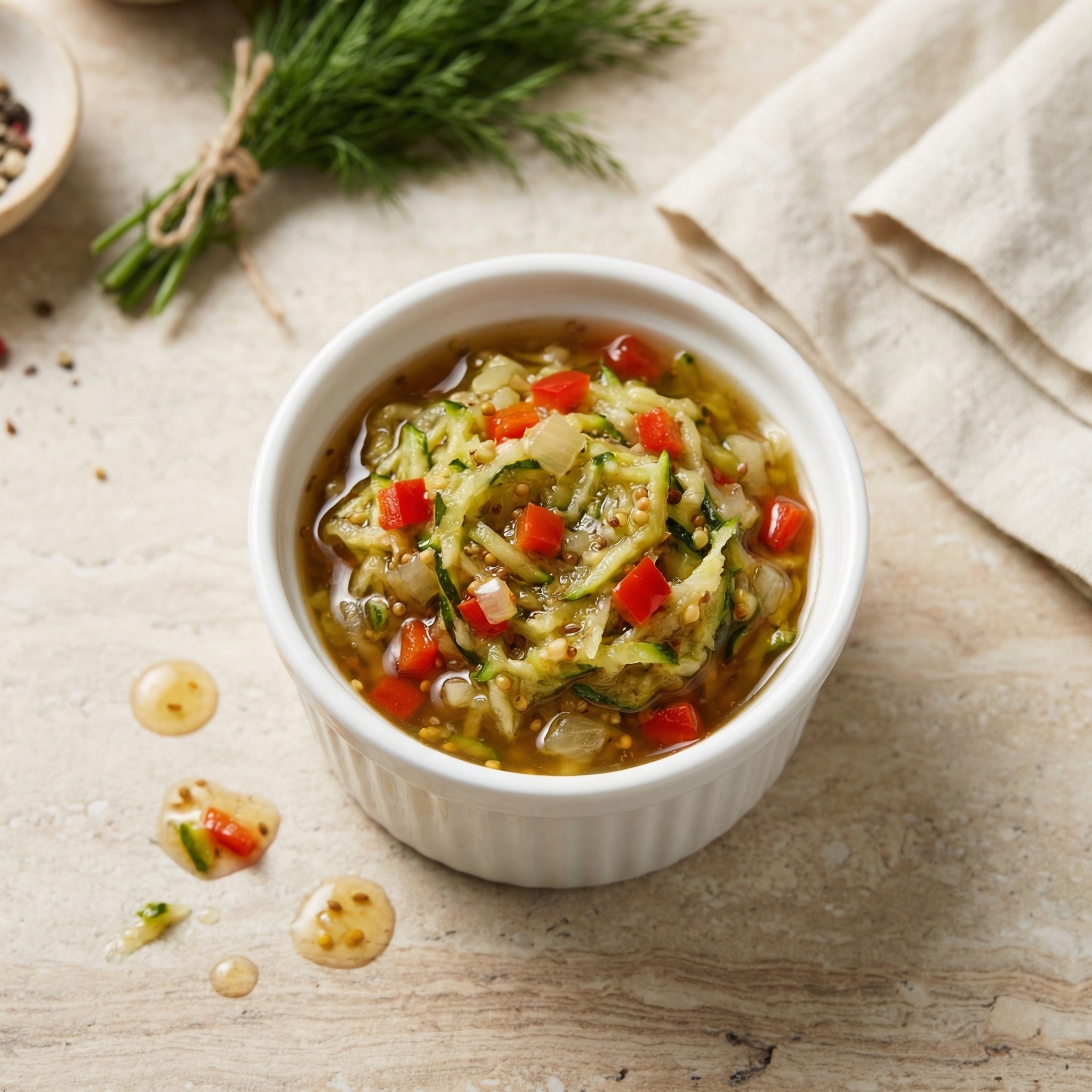 Bright Zucchini Pickle Relish