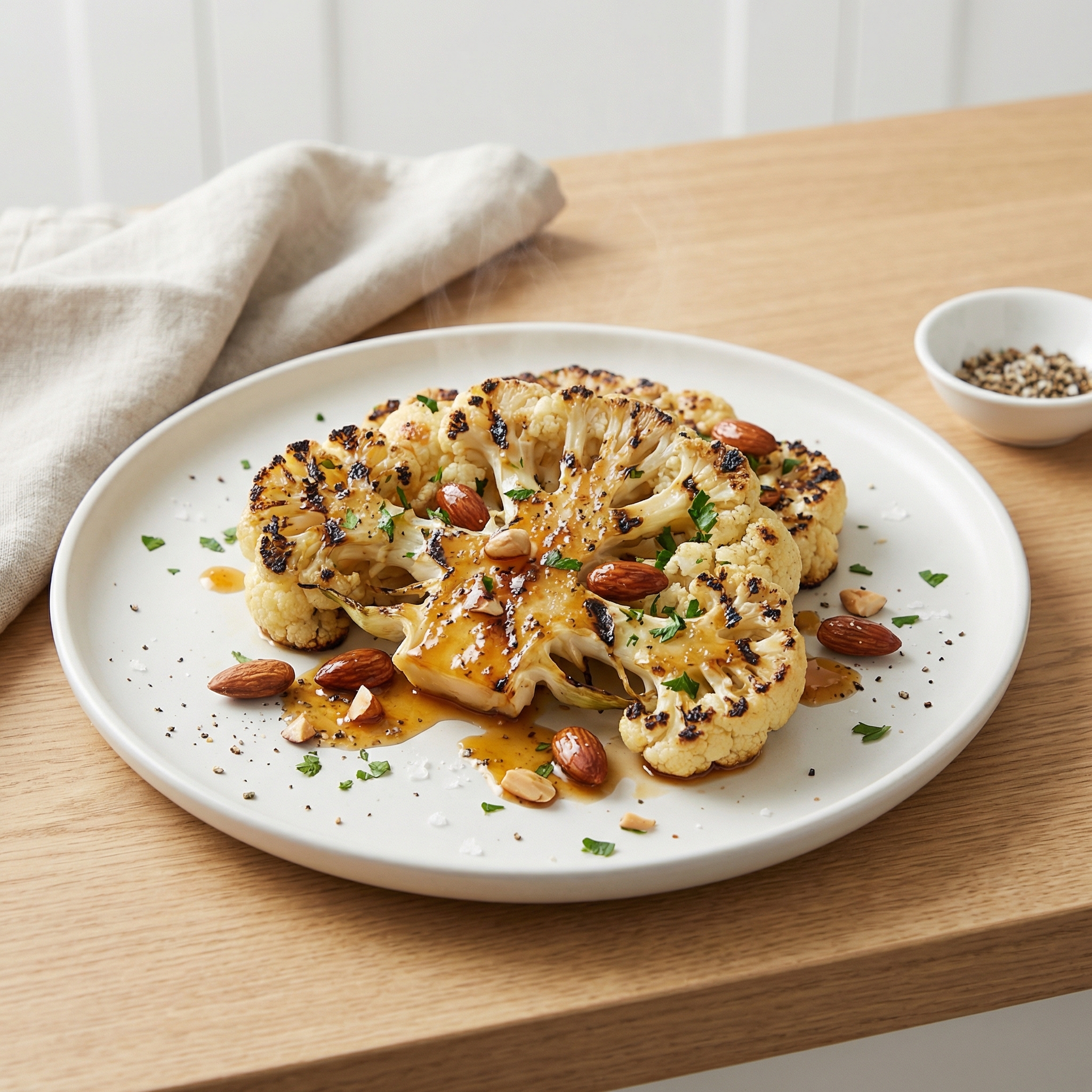 Brown Sugar–Salt Grilled Cauliflower Steaks
