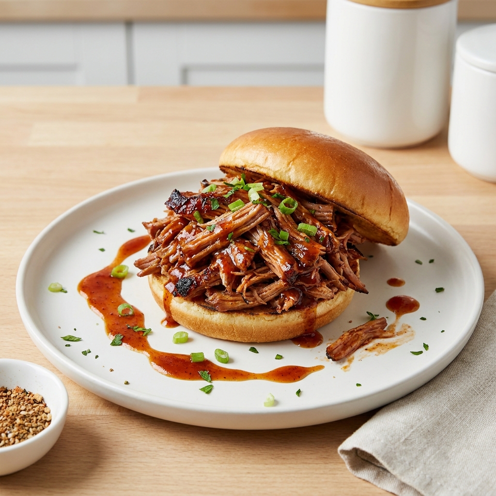 Sweet and Savory Slow Cooker Pulled Pork