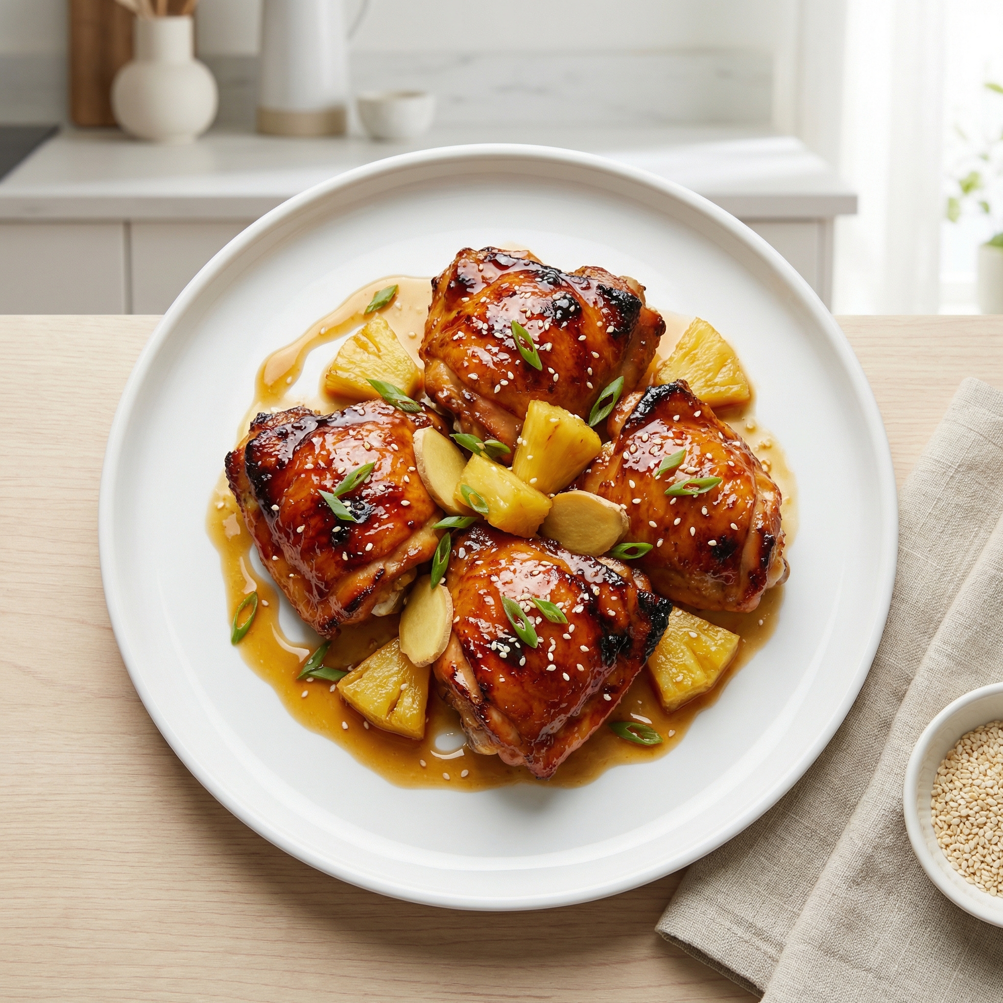 Pineapple Sweet-and-Sour Chicken Thighs