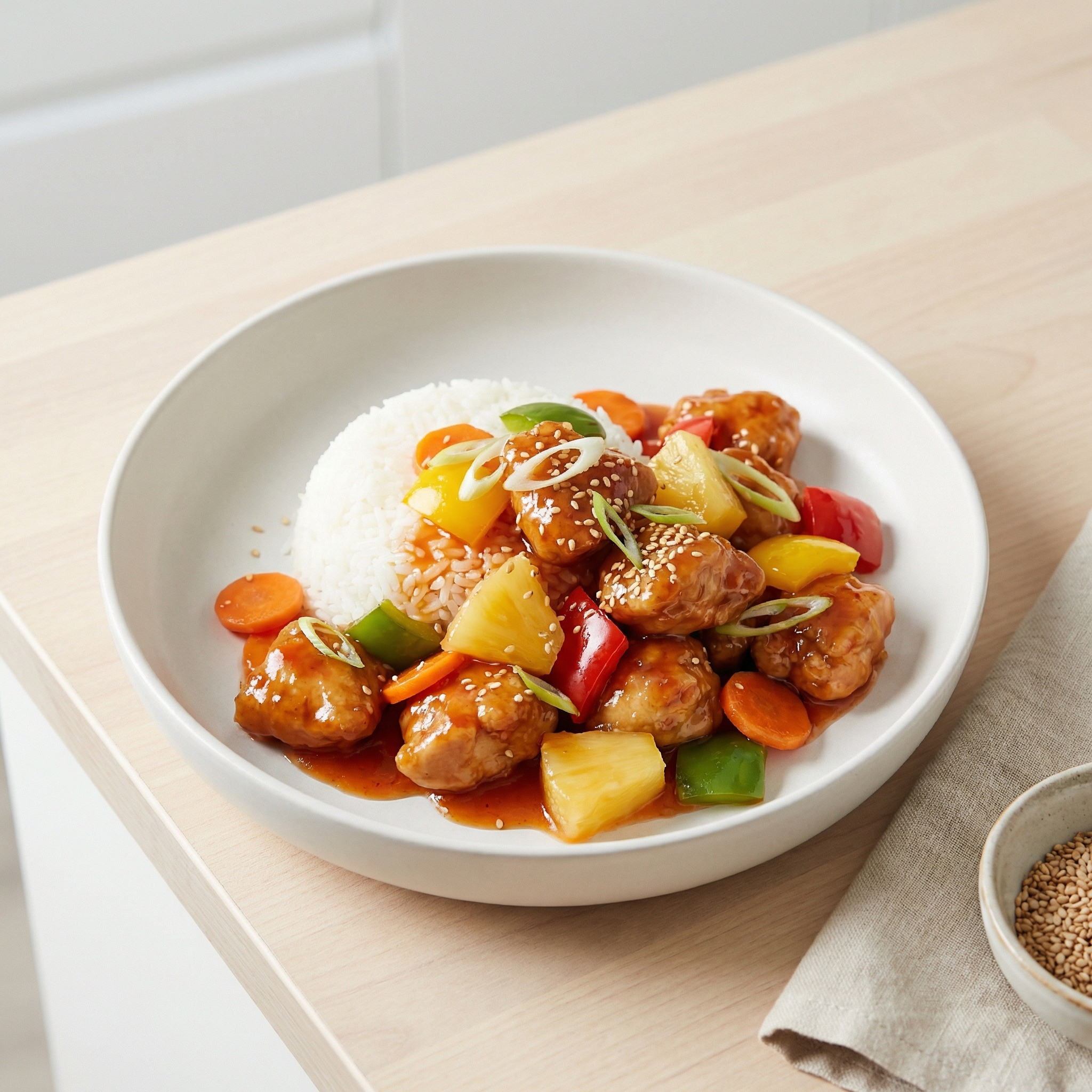 Pineapple Sweet-and-Sour Chicken Stir Fry