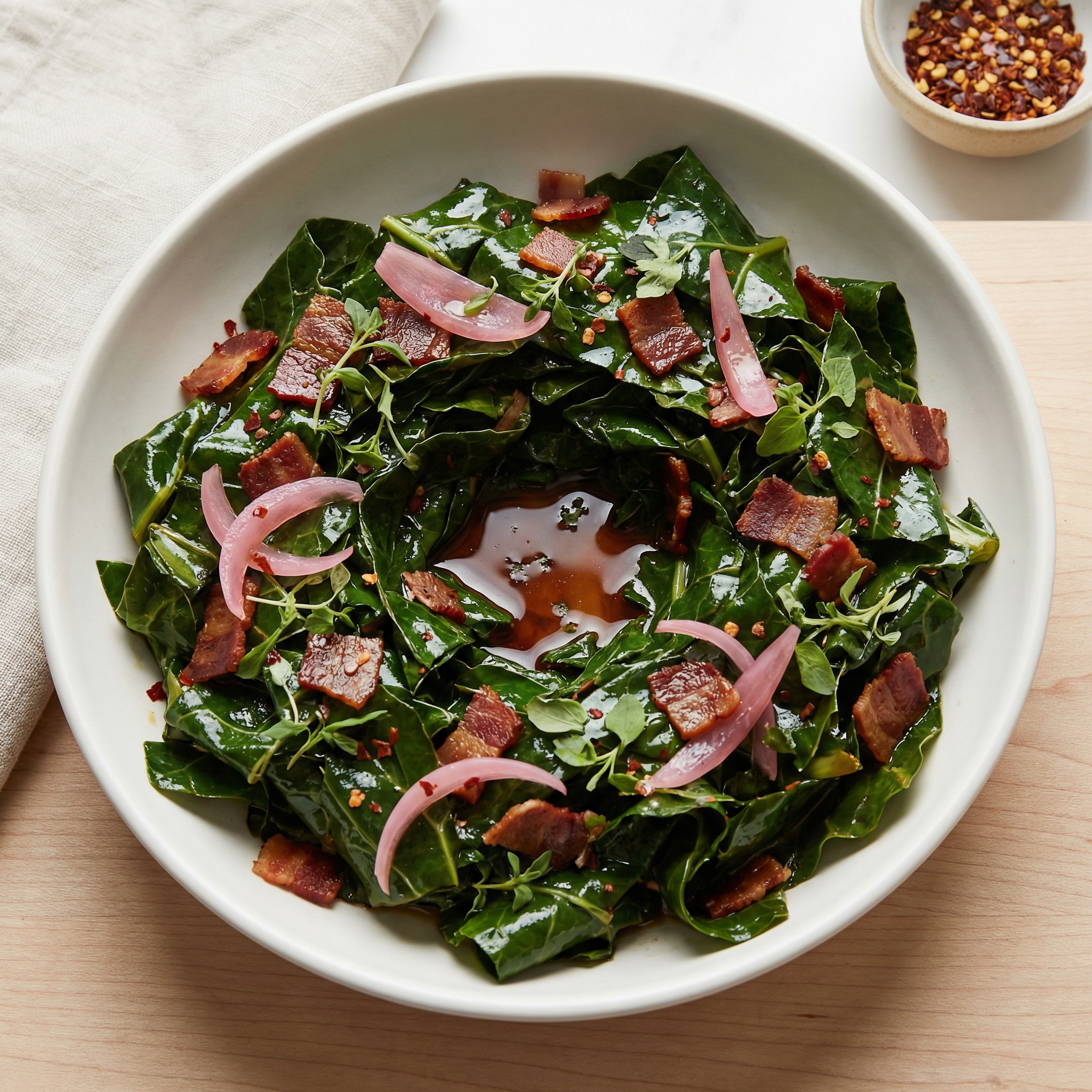 Sweet and Sour Greens