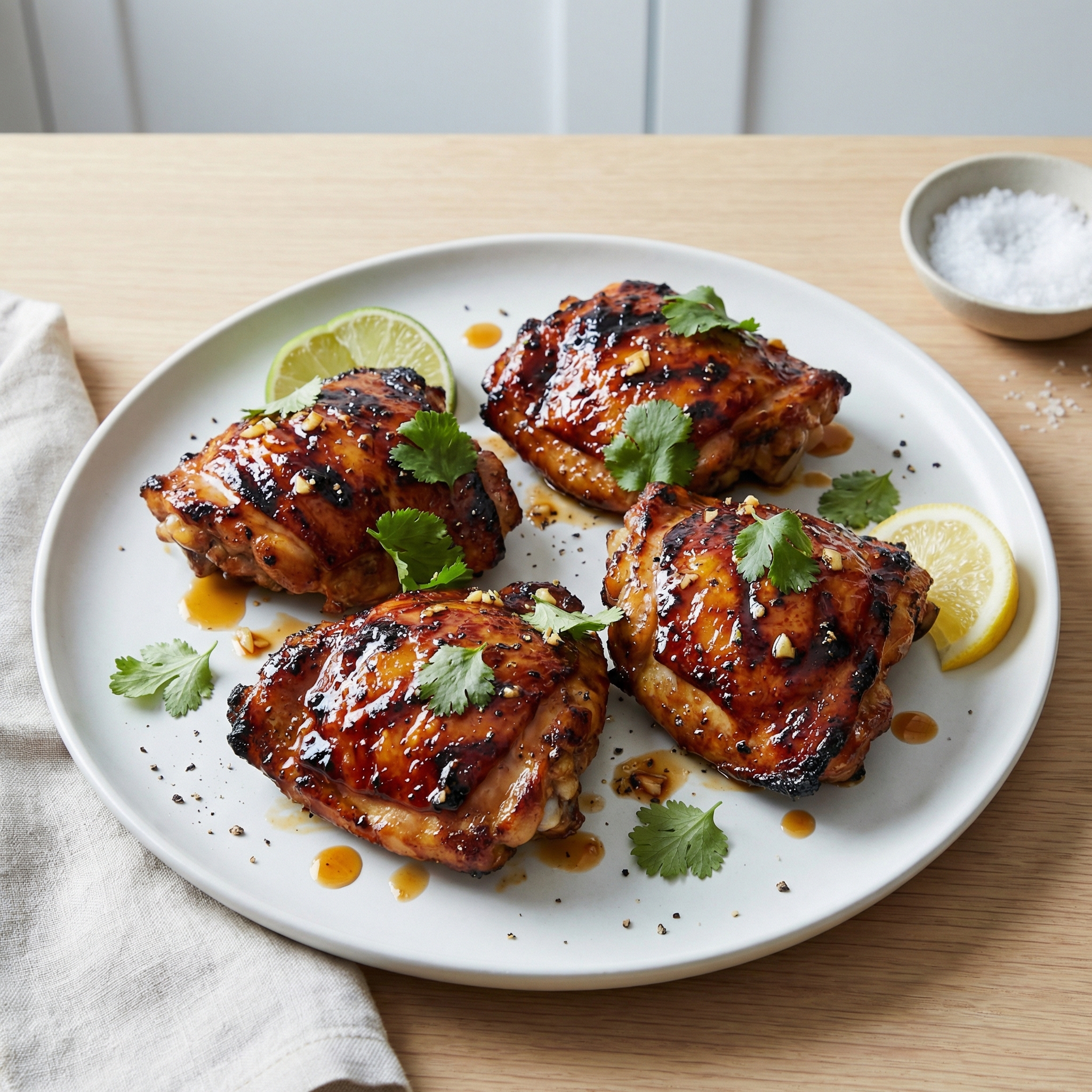 Tangy-Sweet Citrus Grilled Chicken Thighs
