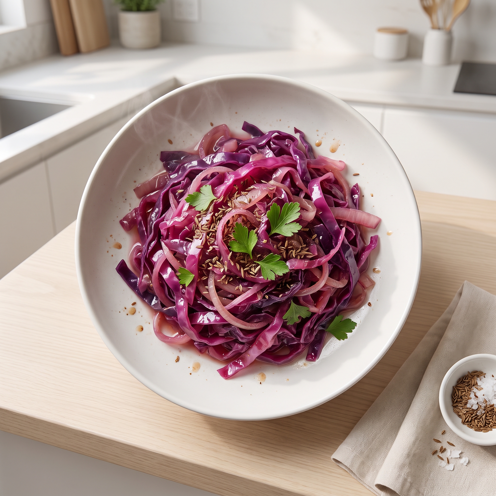 Sweet and Sour Red Cabbage