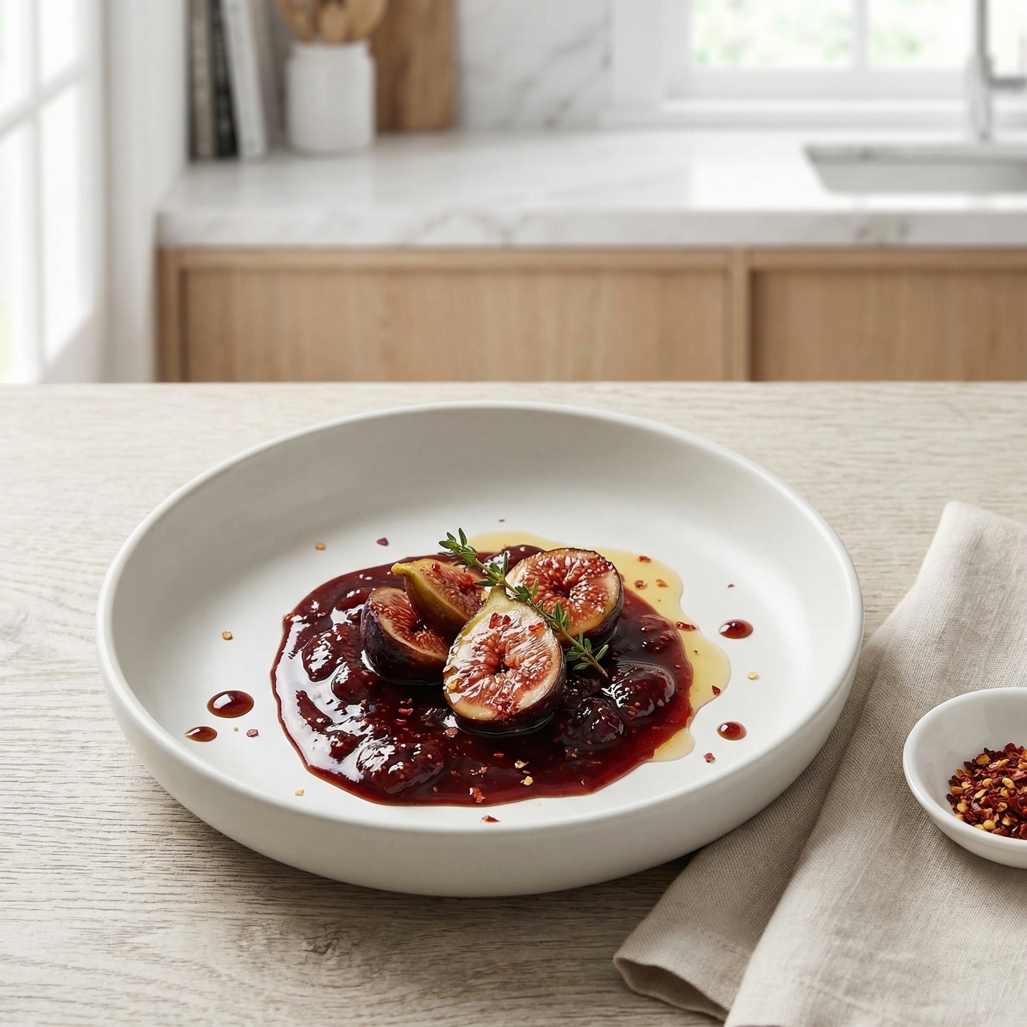 Sweet-Heat Fig Compote