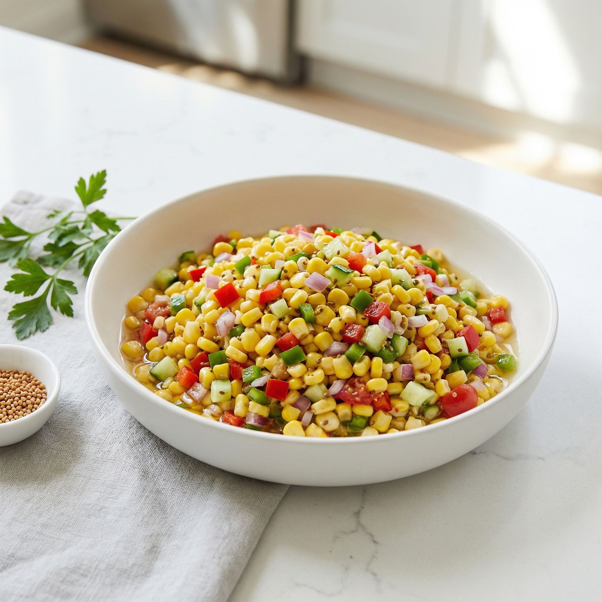 Sweet-Tangy Summer Corn Relish