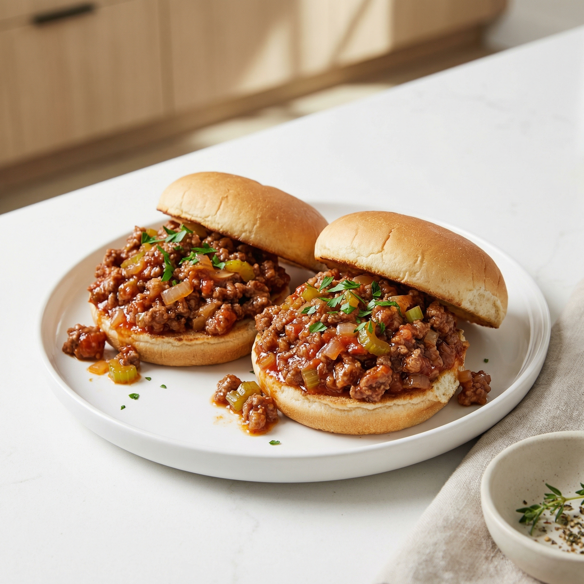 Tidy Sloppy Joe Sandwiches