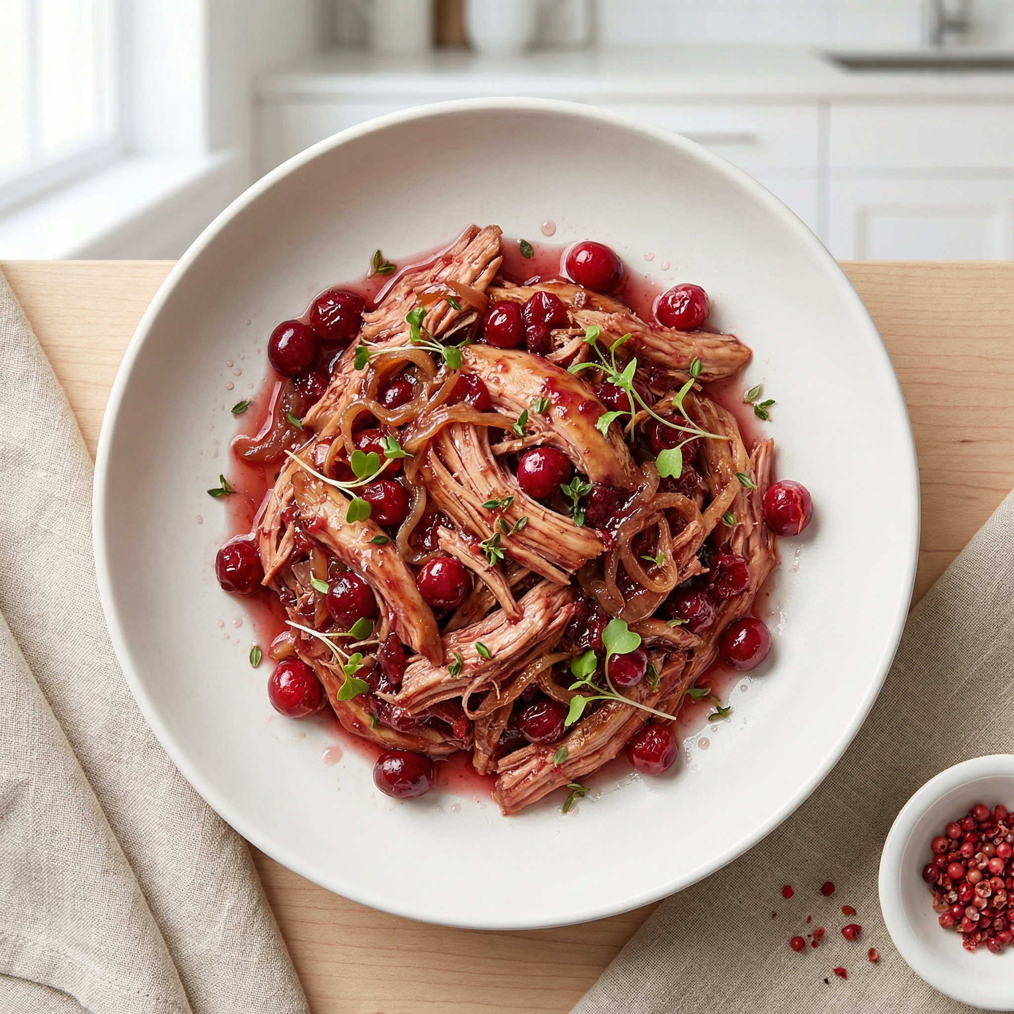 Crockpot Cranberry Catalina Chicken
