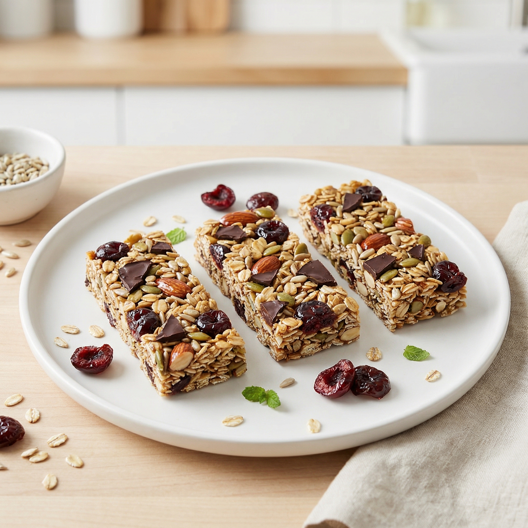 Tangy-Sweet Vegan Granola Bars