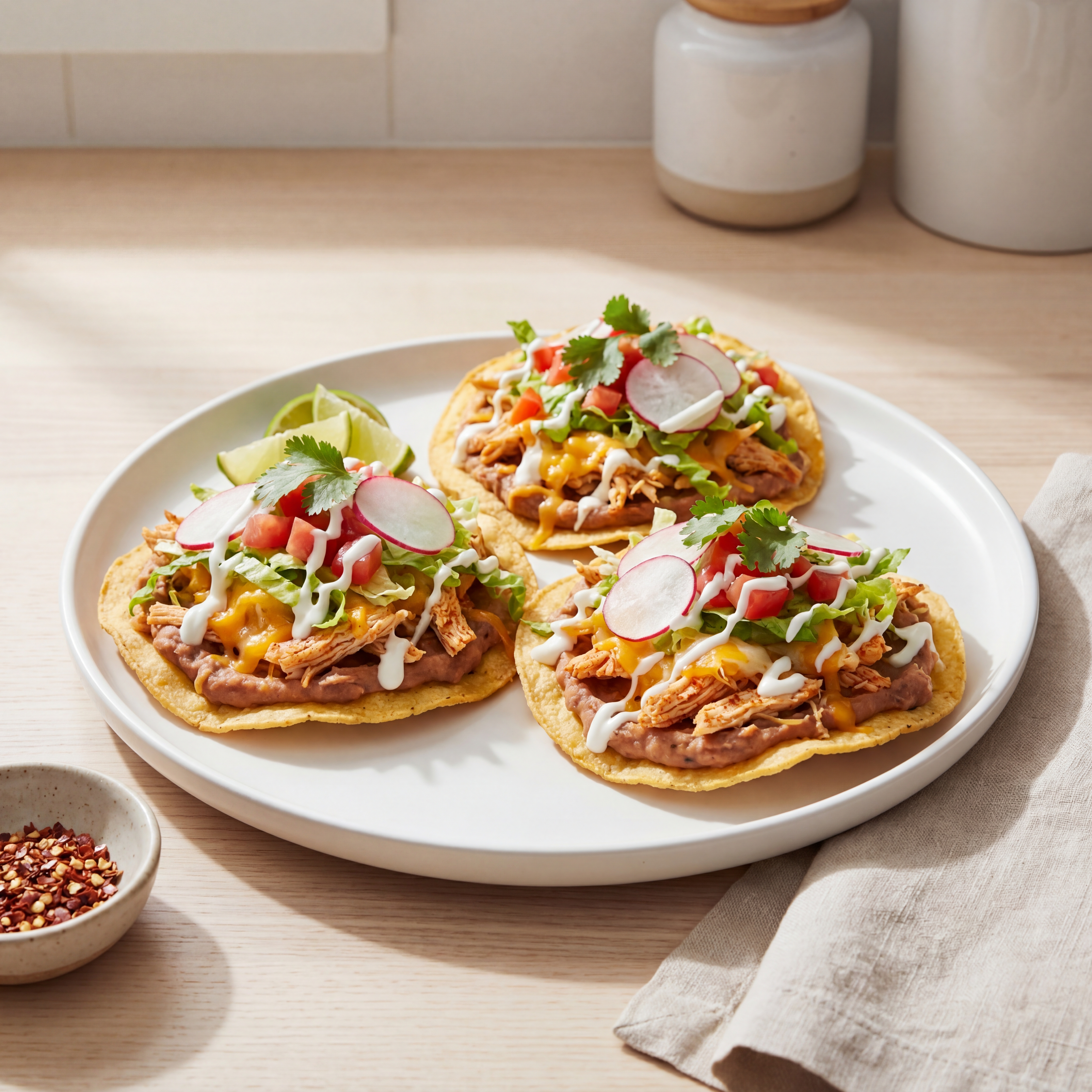 Chicken Tostadas