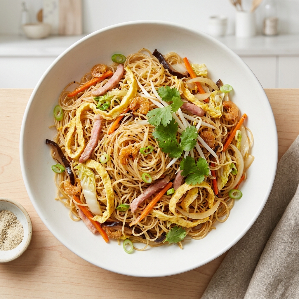 Taiwanese Stir-Fried Rice Vermicelli (Tsao Mi Fun)