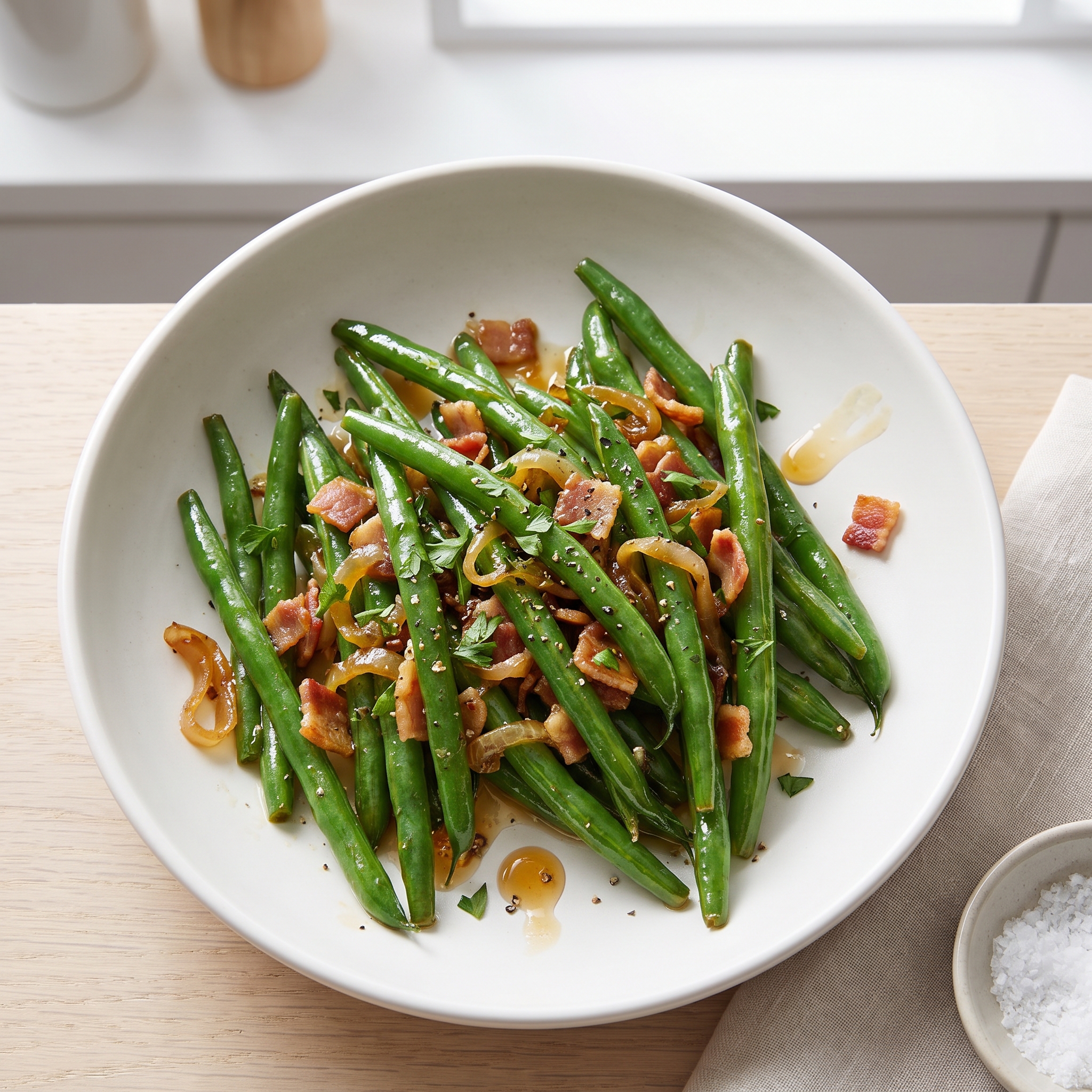 Tangy-Sweet Green Bean Skillet