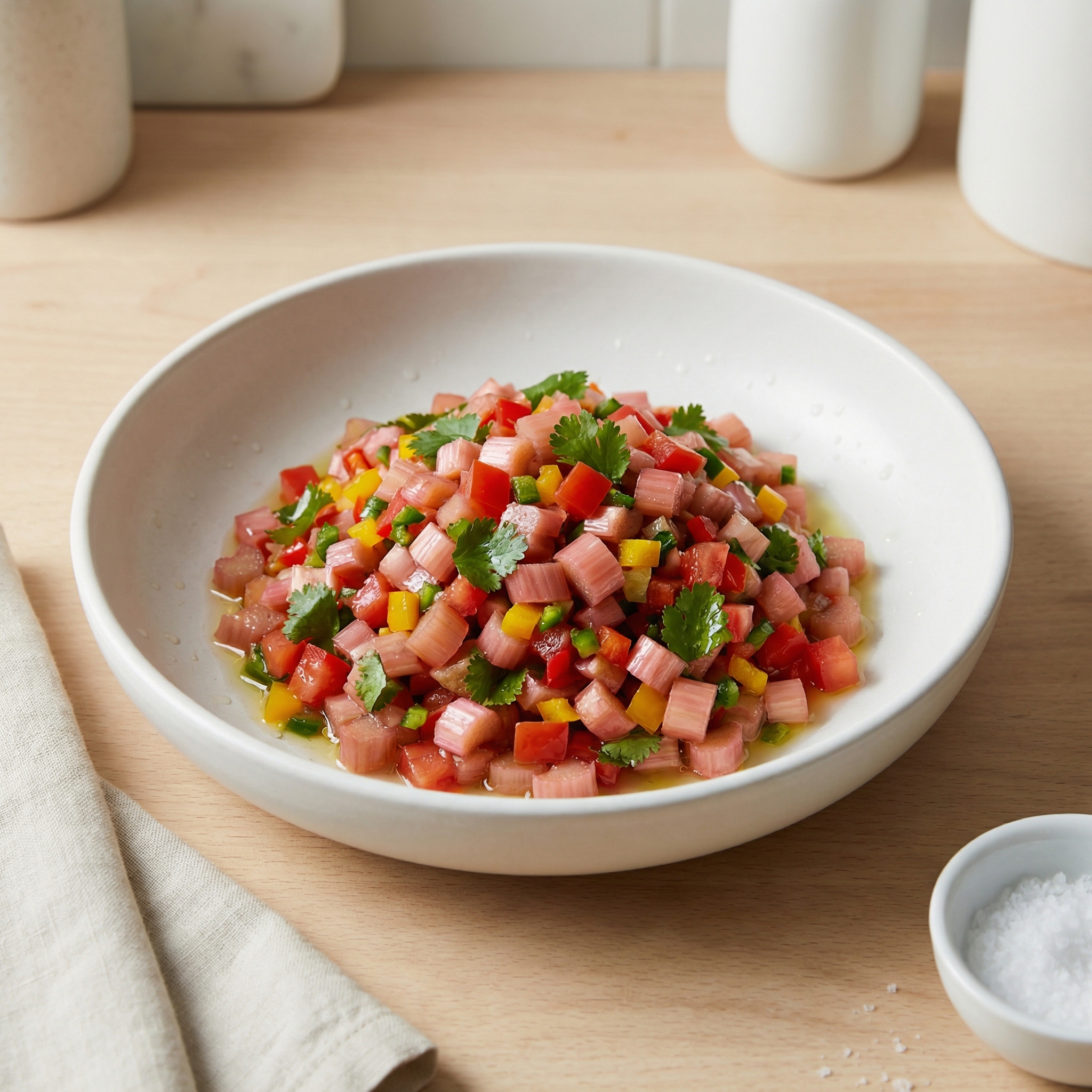 Tangy Rhubarb Salsa