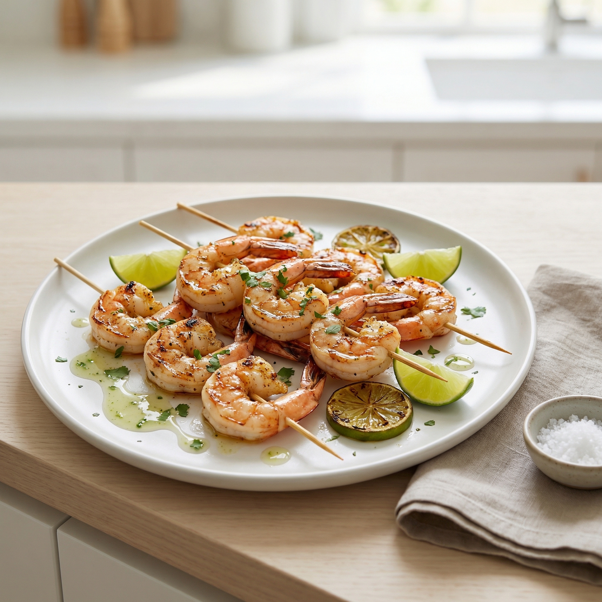 Tequila-Lime Grilled Shrimp Skewers
