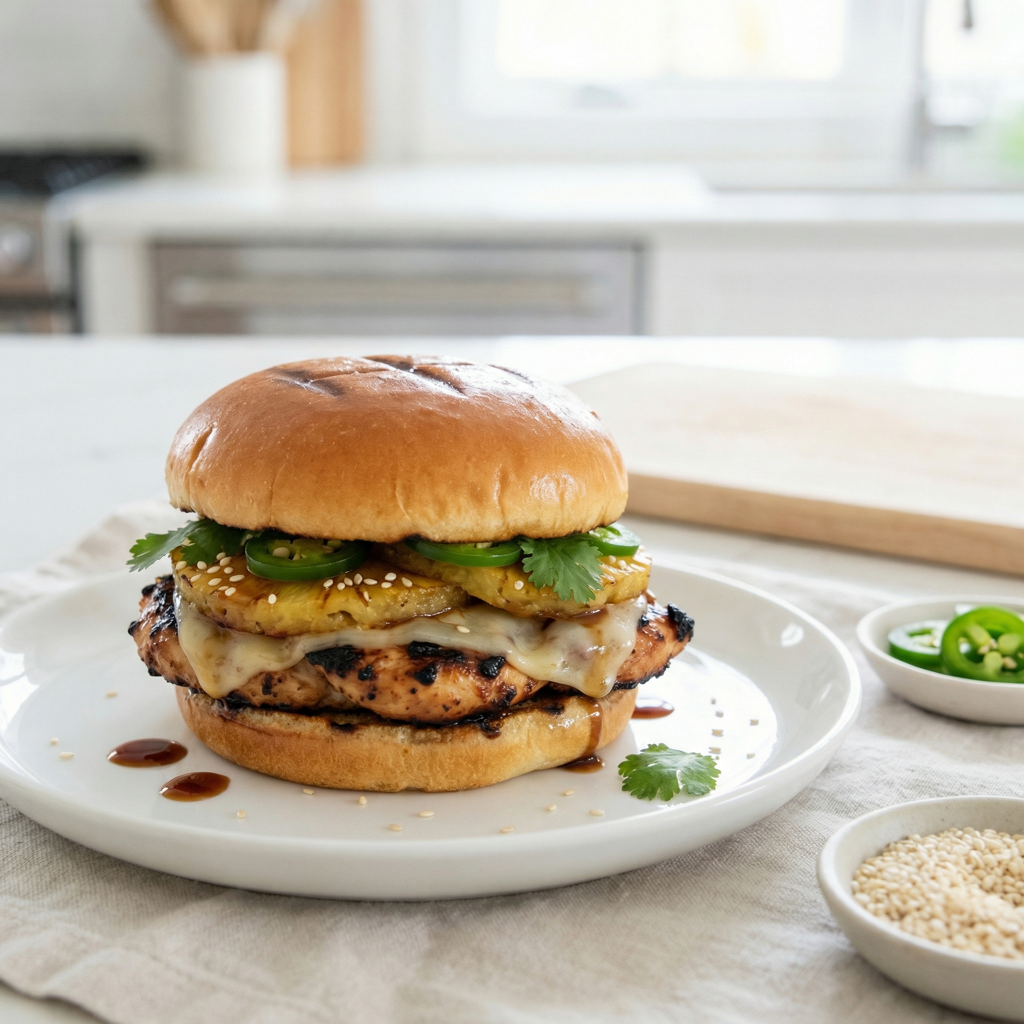 Jo's Island-Style Chicken Burgers